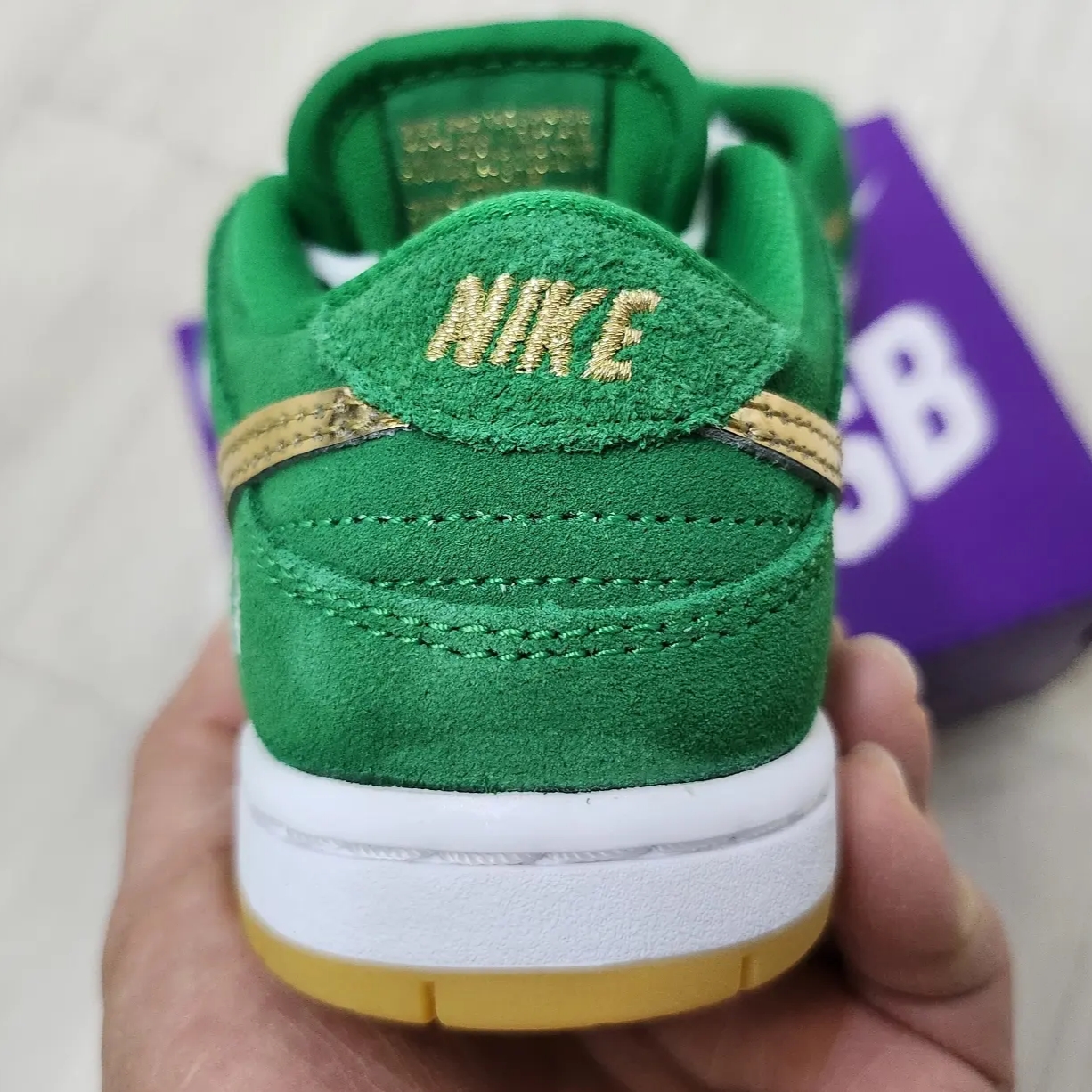 (TD) Nike SB Dunk Low Pro Shamrock 착용 스타일 - 4