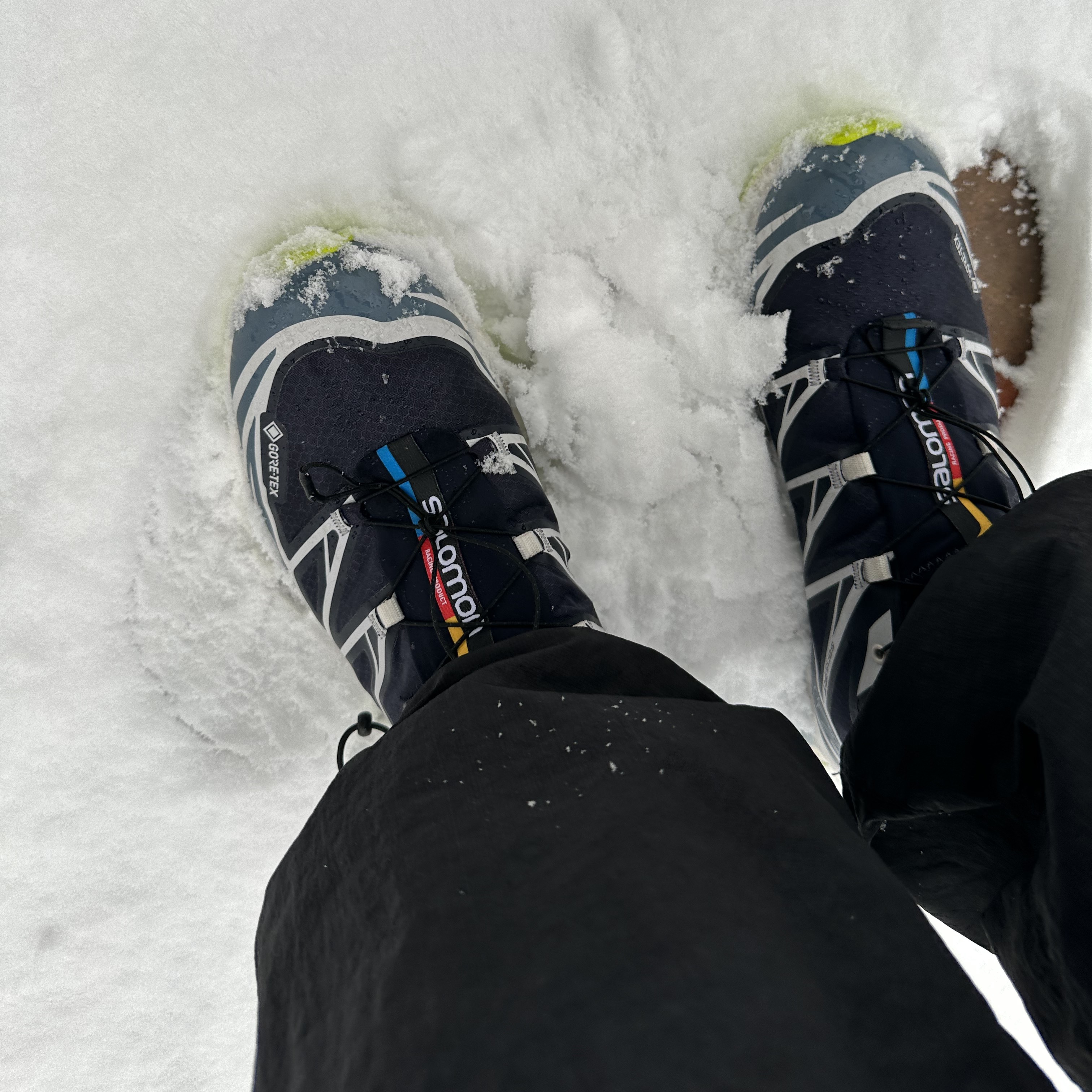 Salomon XT-6 Gore-Tex Night Sky 착용 스타일 - 1
