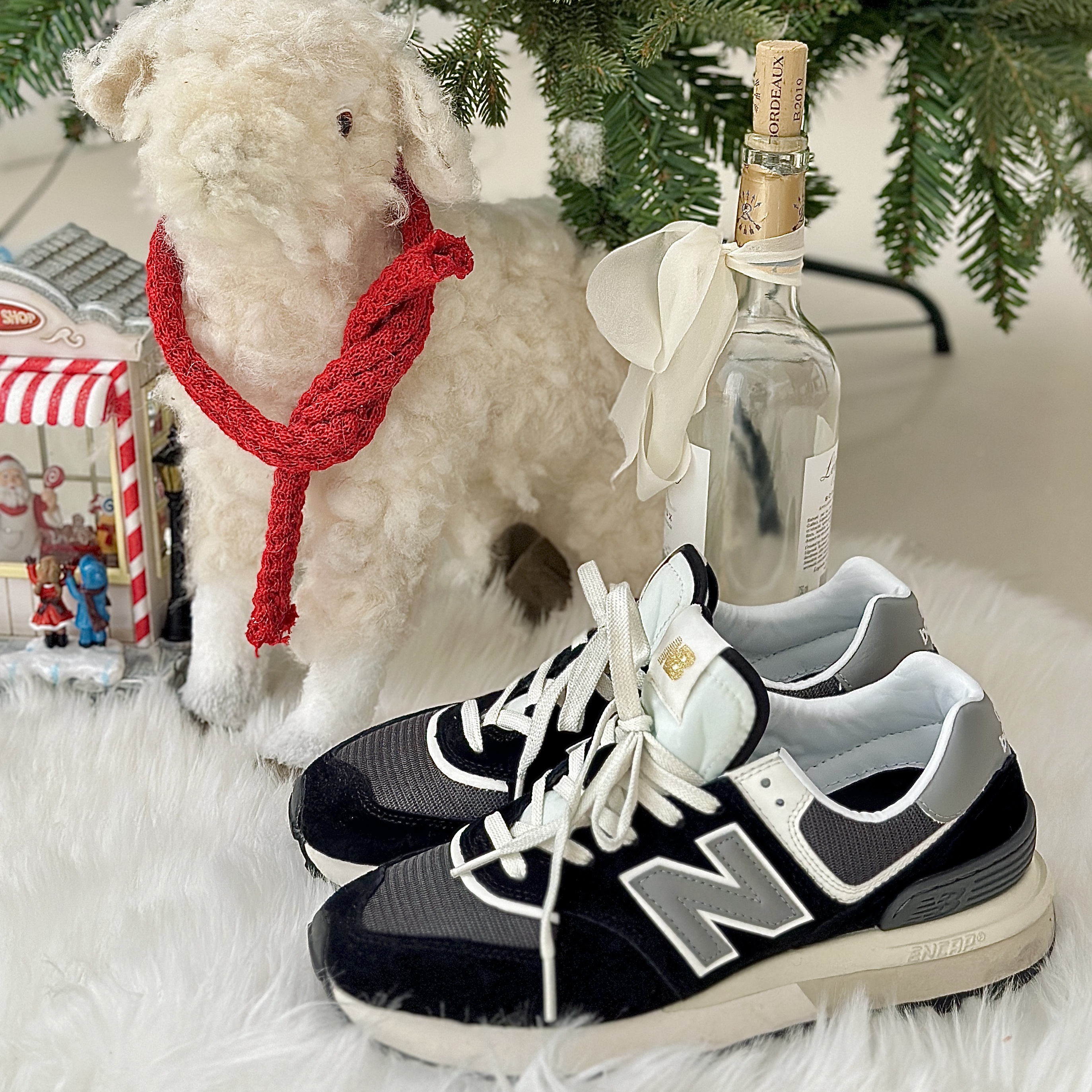 New Balance 574 Legacy Black 착용 스타일
