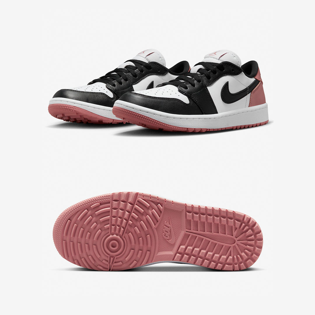 Jordan 1 Low Golf Rust Pink 착용 스타일 - 2