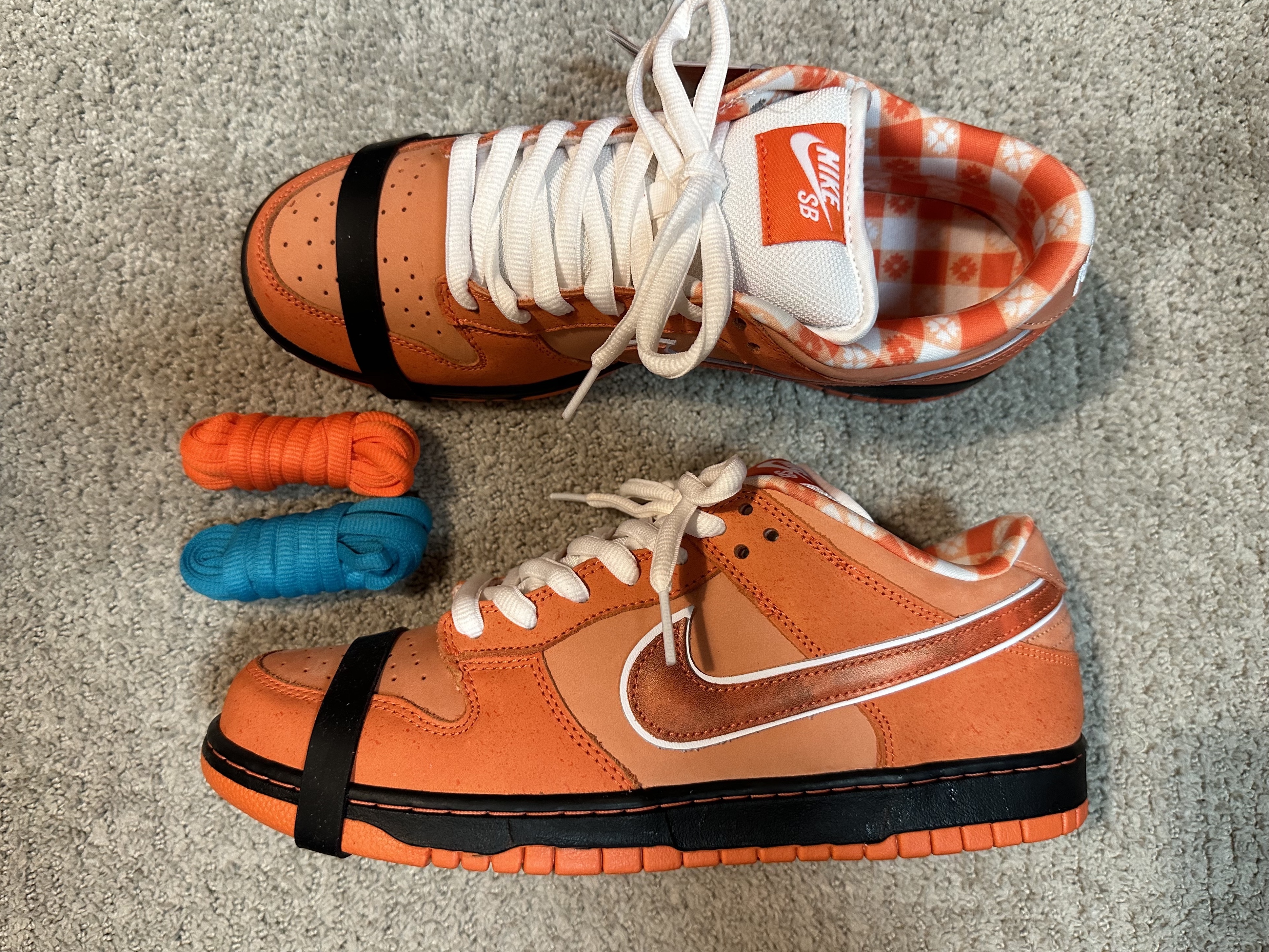 Nike x Concepts SB Dunk Low Orange Lobster (Regular Box) 착용 스타일 - 2
