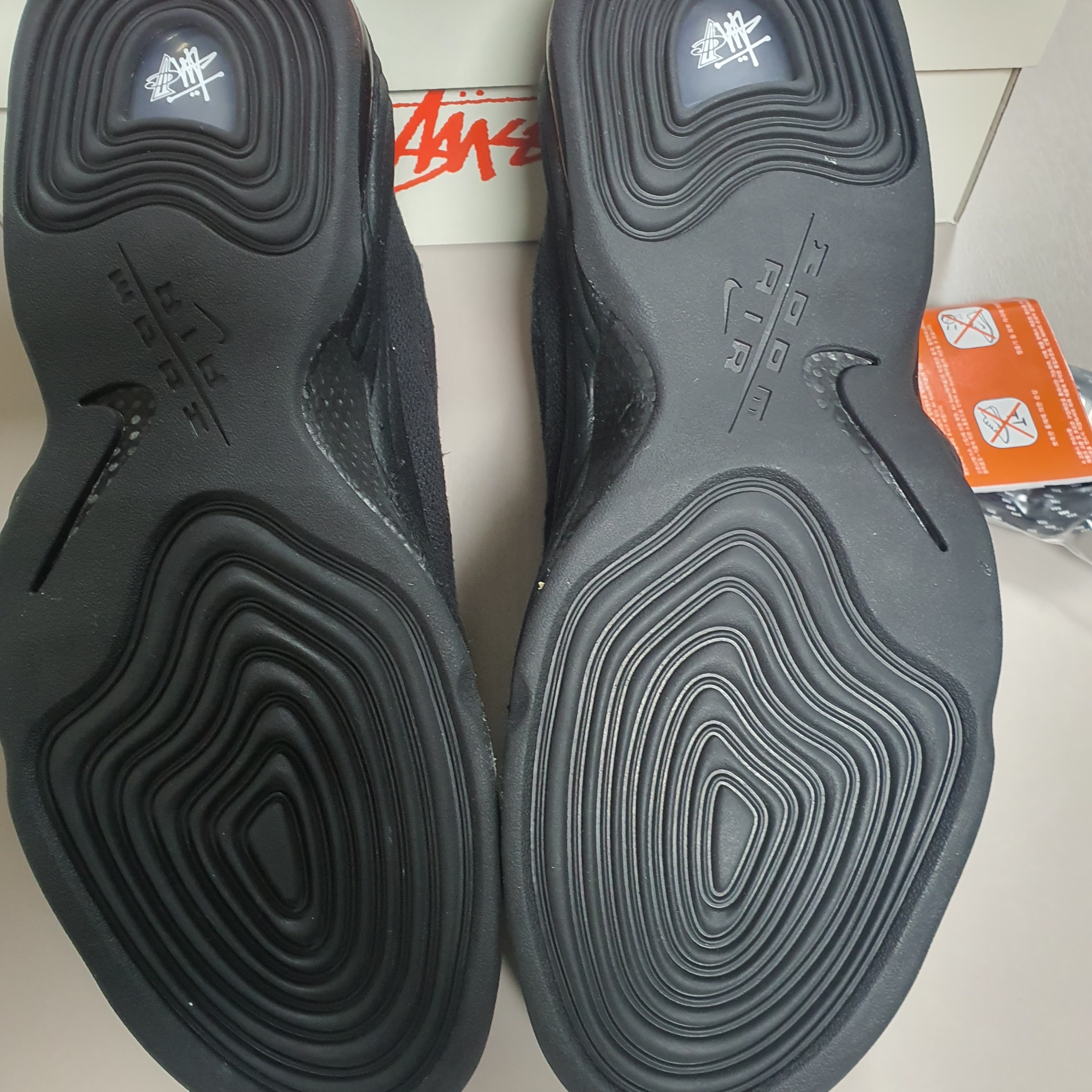 Nike x Stussy Air Penny II Black 착용 스타일 - 4