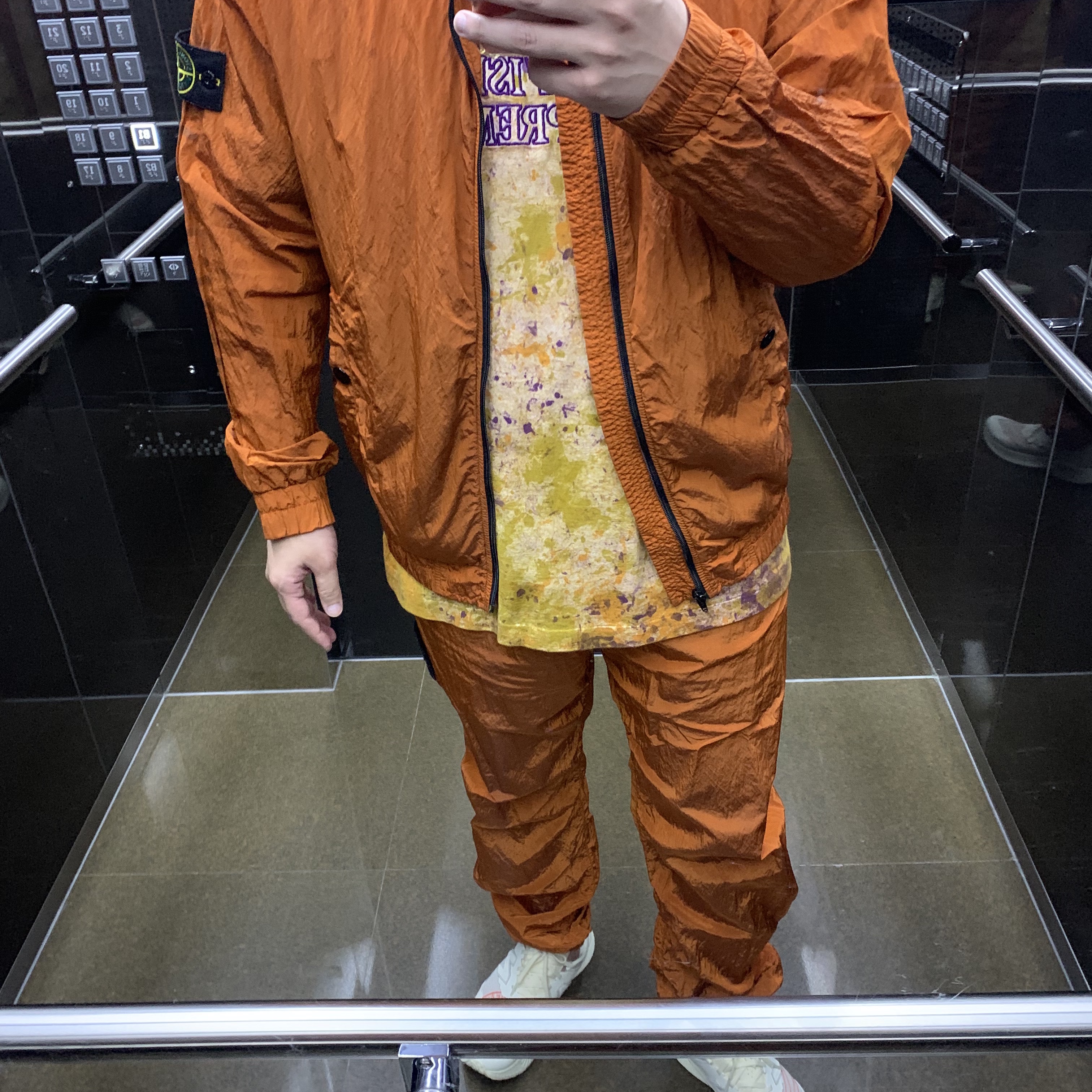 New Balance x Stone Island x Tokyo Design Studio FuelCell RC Elite v2 착용 스타일