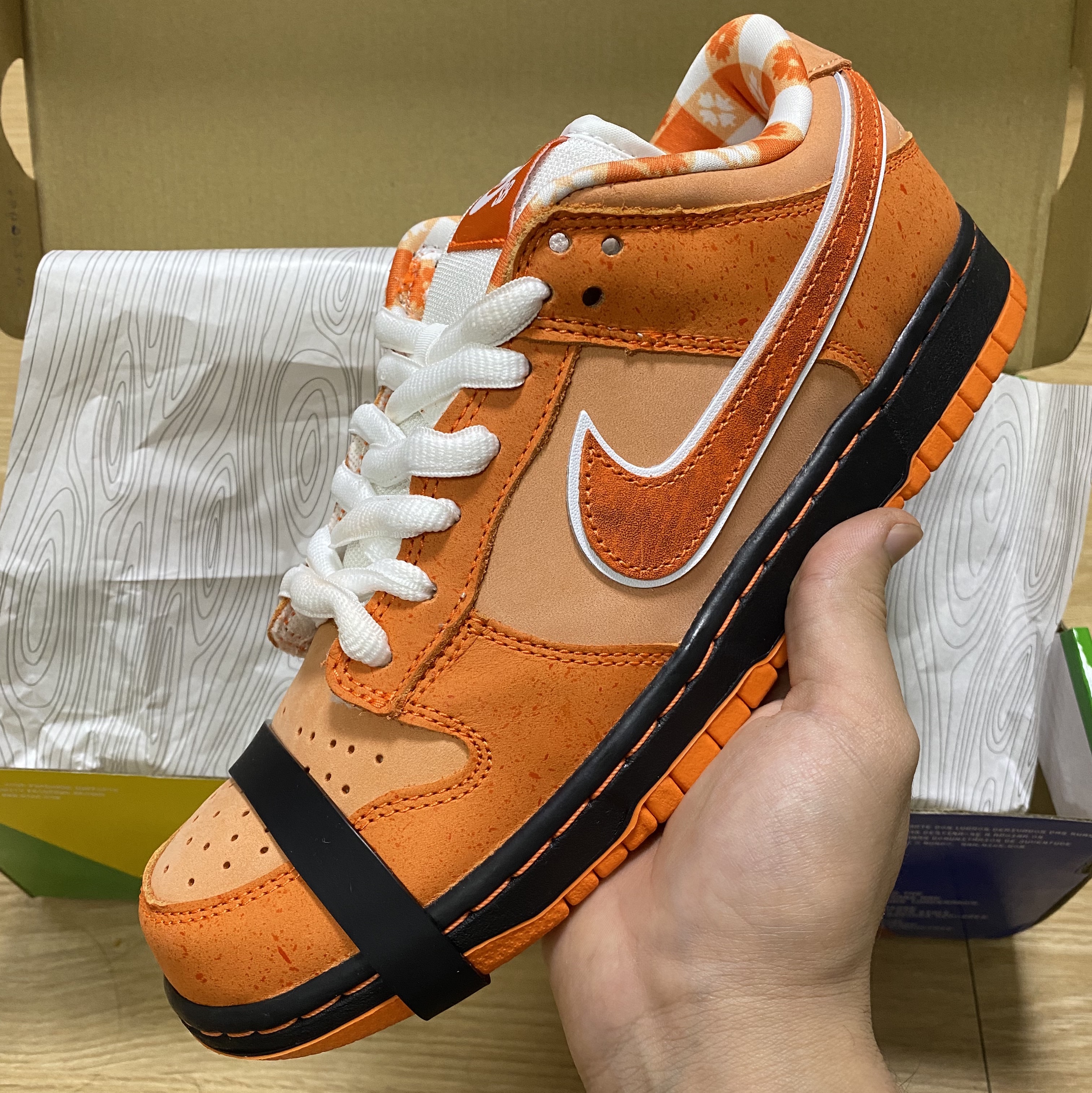 Nike x Concepts SB Dunk Low Orange Lobster (Regular Box) 착용 스타일