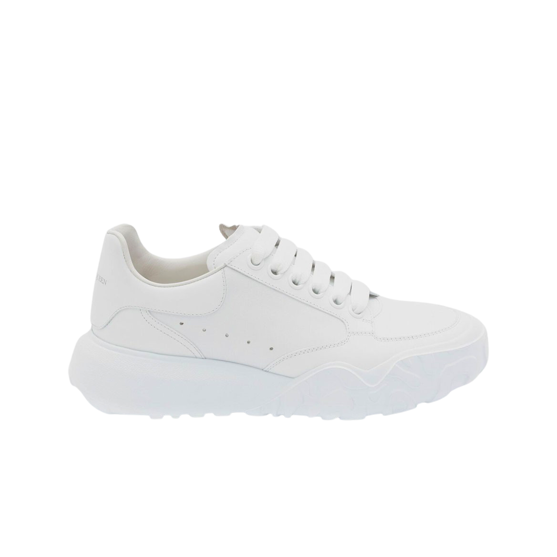 (W) 알렉산더 맥퀸 코트 트레이너 화이트((W) Alexander McQueen Court Trainer White) - 1