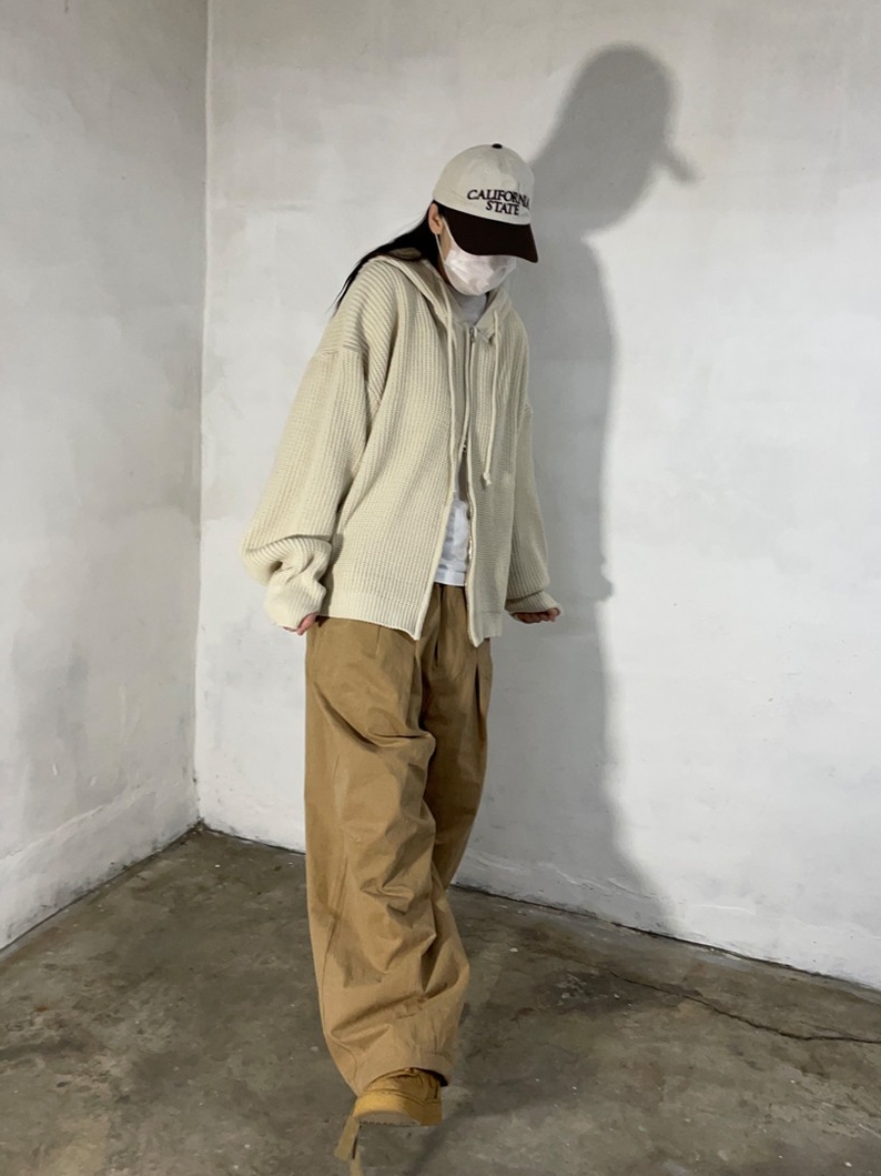 Nike Air Force 1 '07 WB Flax 착용 스타일 - 1