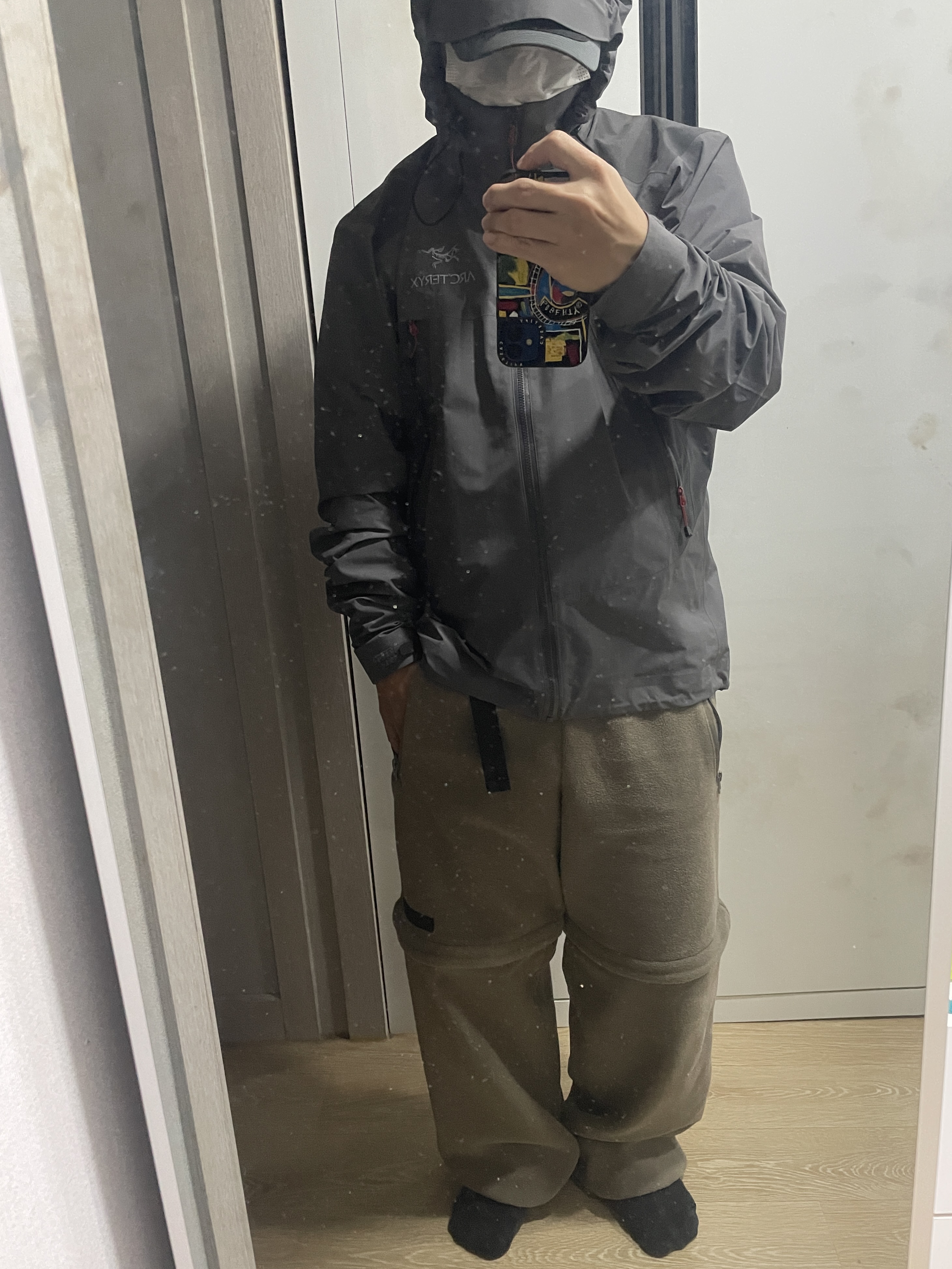 Arc'teryx Beta LT Jacket Lucent, Arc'teryx Beta Jacket Cloud 착용 스타일