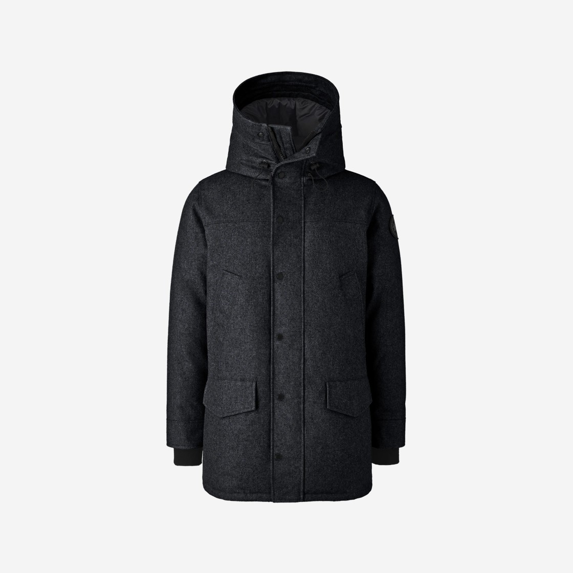 Canada Goose Langford Parka Wool Atlantic Navy Melange 상세 이미지 1