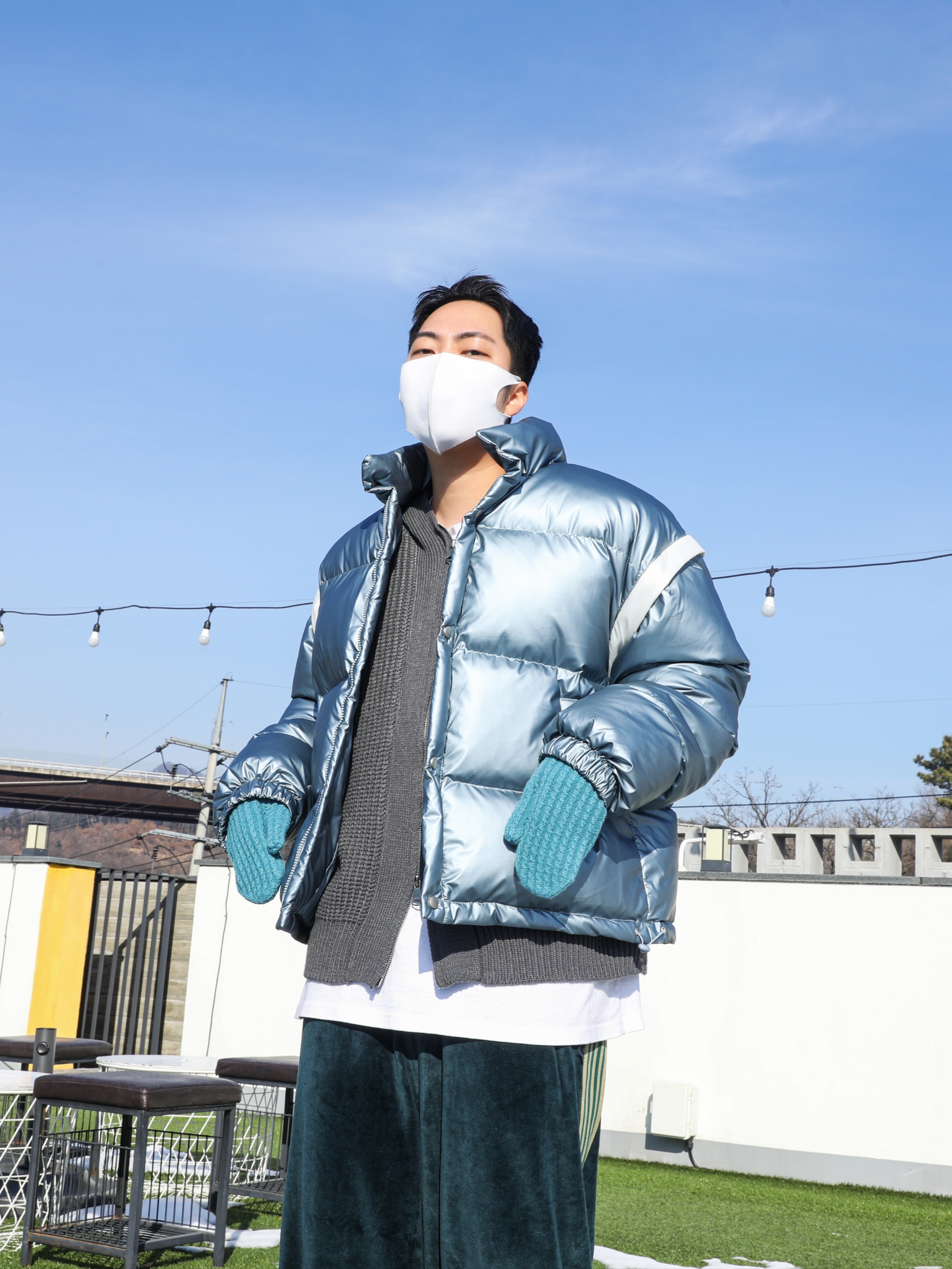Nike Air Force 1 '07 PRM Pure Platinum 착용 스타일 - 2