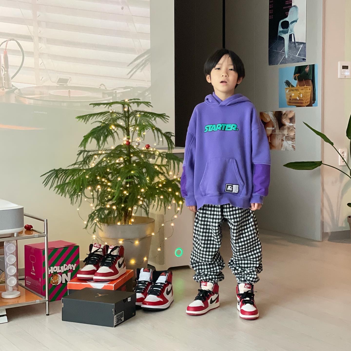 (GS) Jordan 1 Retro High OG Chicago 2022, (PS) Jordan 1 Retro High OG Chicago 2022 착용 스타일 - 1