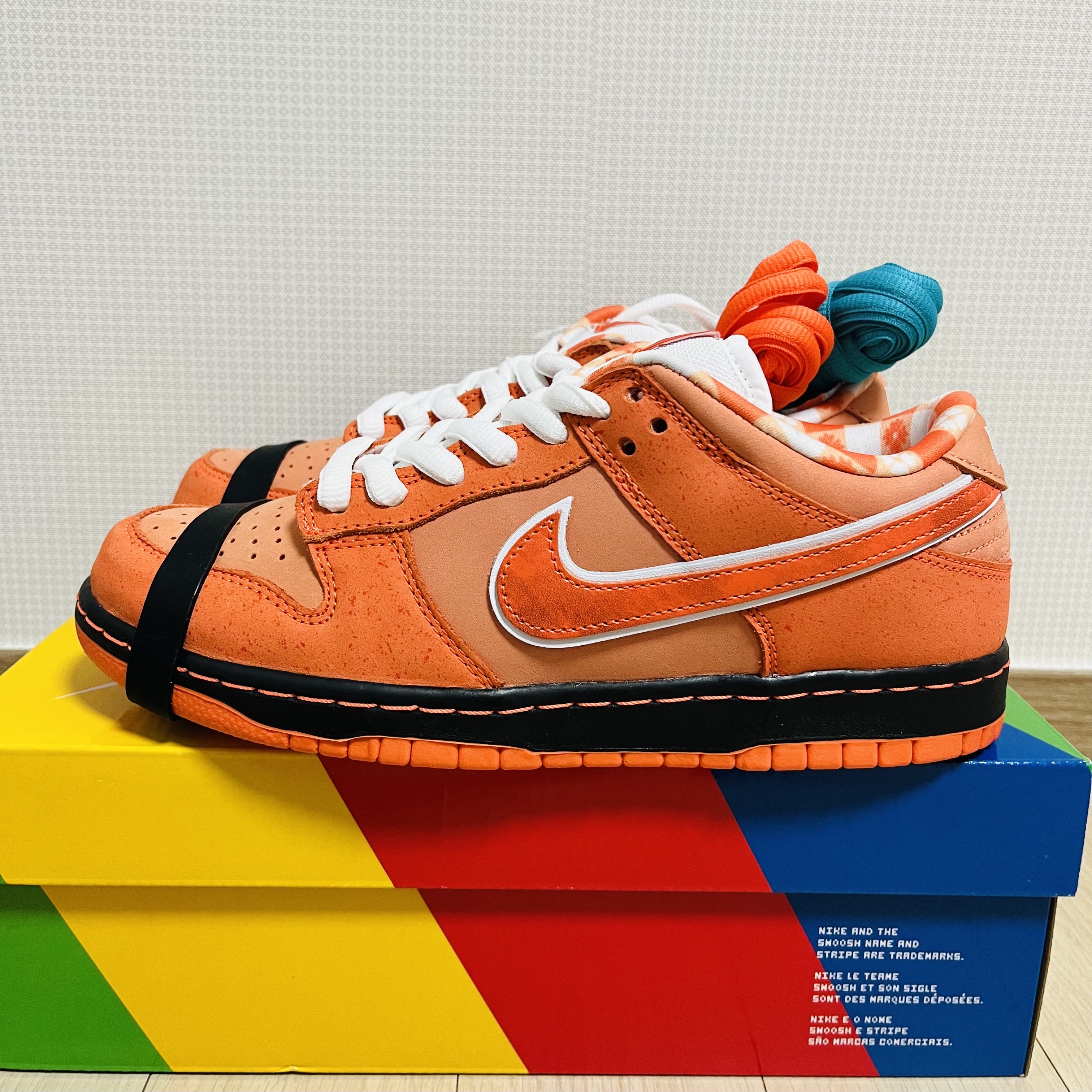 Nike x Concepts SB Dunk Low Orange Lobster (Regular Box) 착용 스타일 - 1