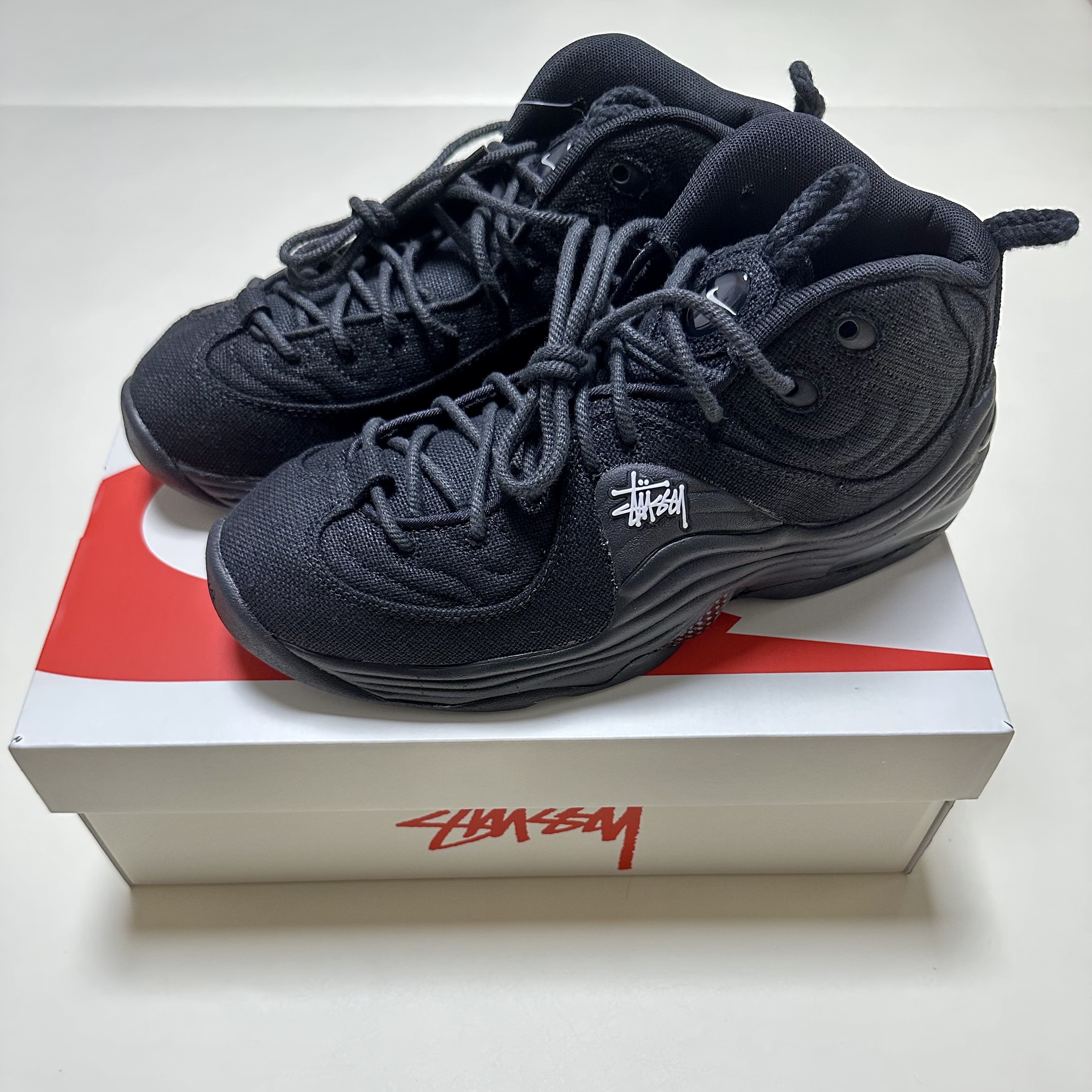 Nike x Stussy Air Penny II Black 착용 스타일