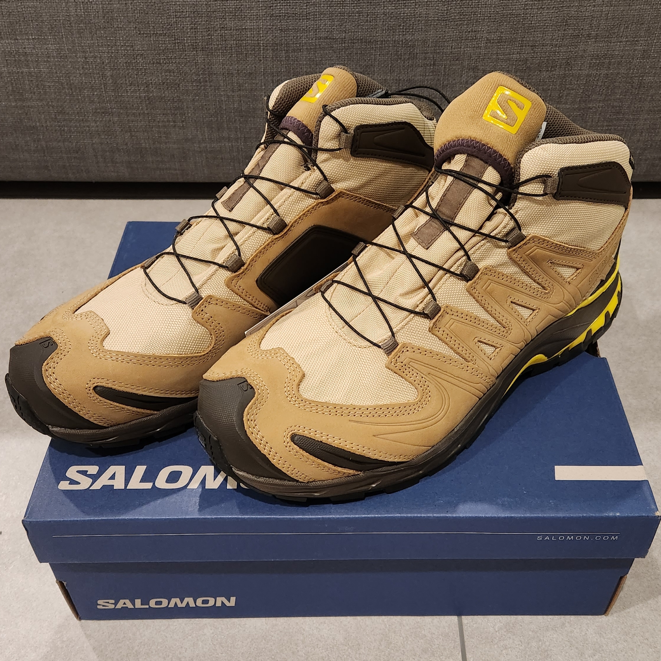 Salomon x Better Gift Shop XA Pro 3D Mid Gore-Tex Safari 착용 스타일