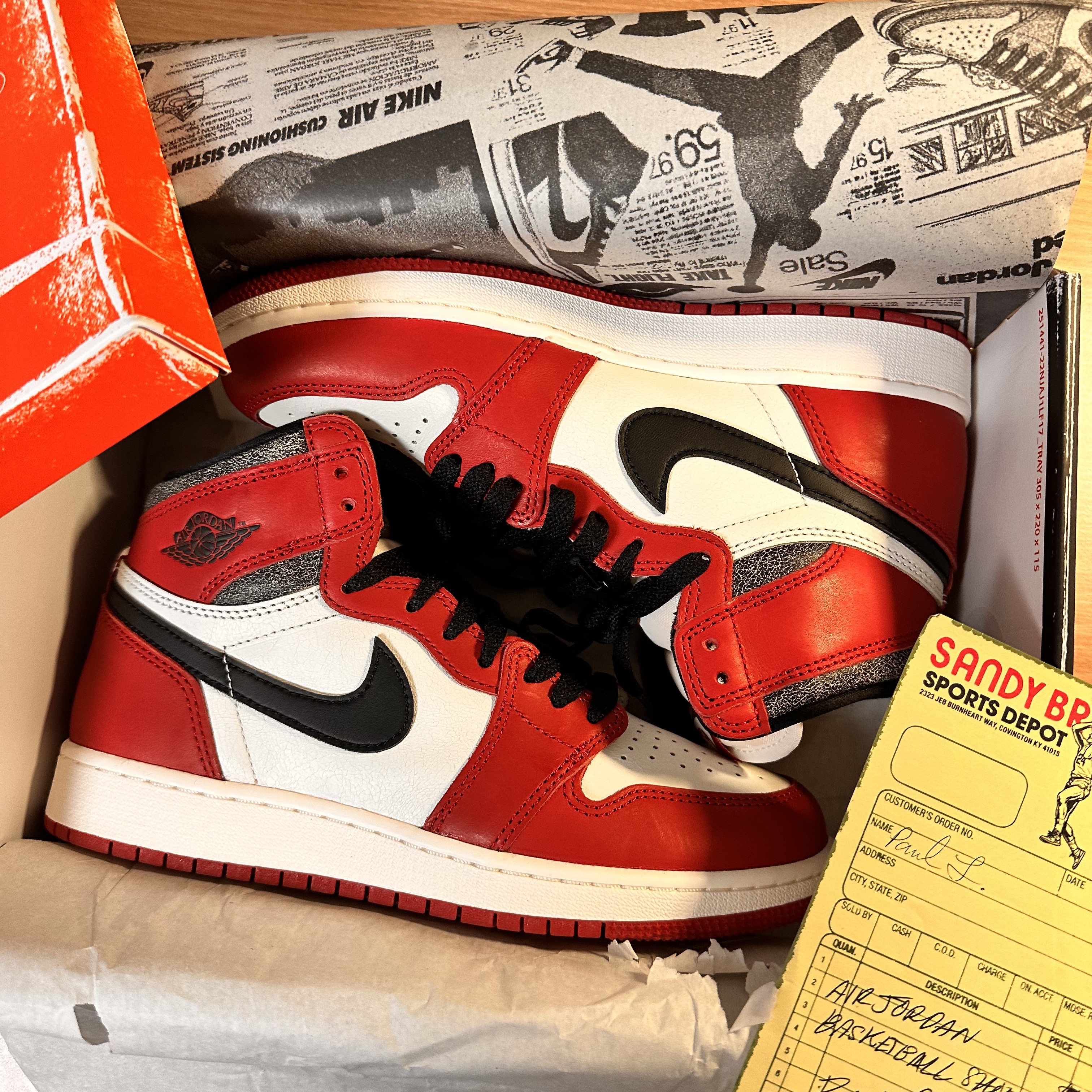 (GS) Jordan 1 Retro High OG Chicago 2022 착용 스타일 - 1