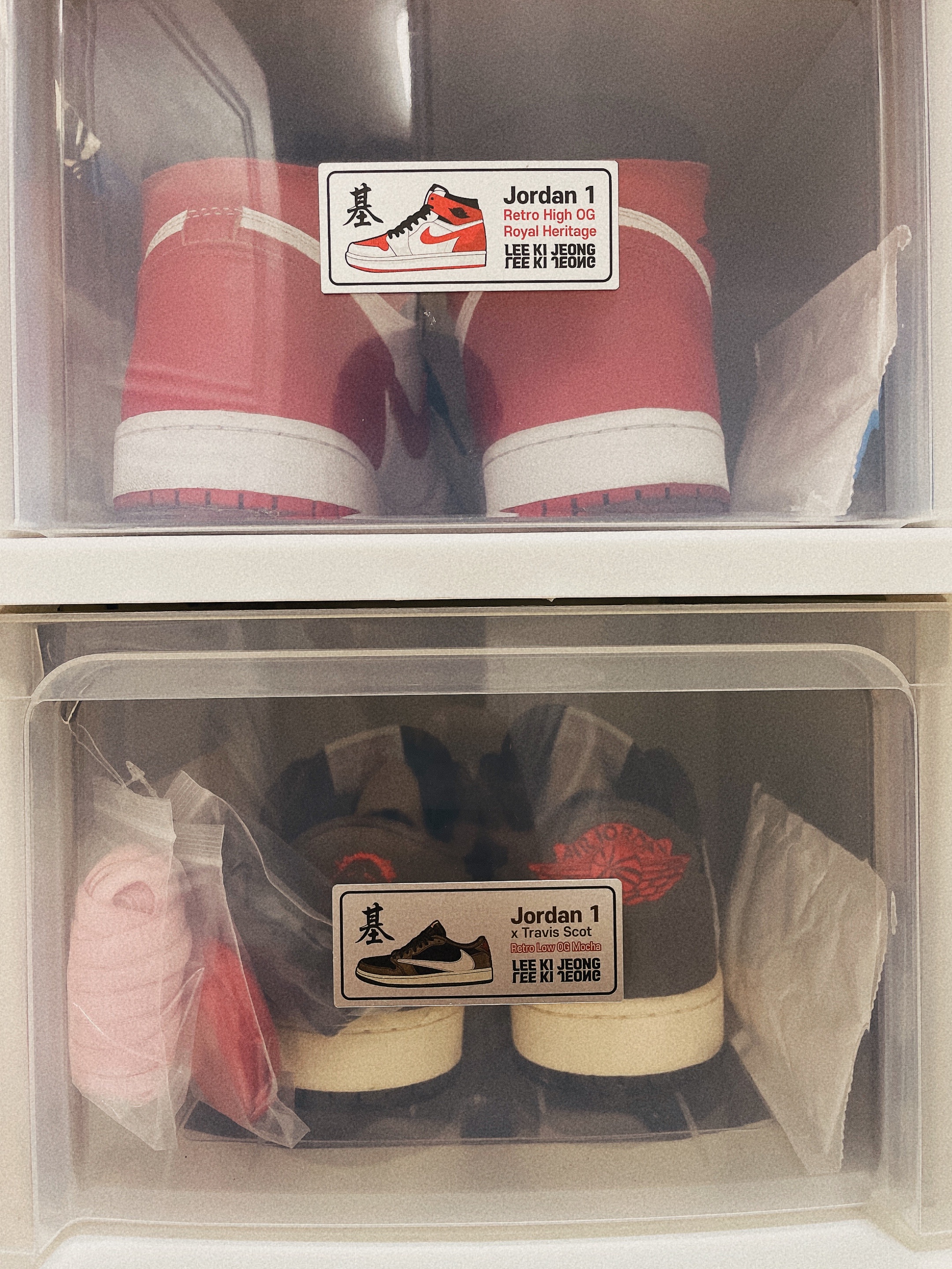 Jordan 1 Retro High OG Heritage, Jordan 1 Retro High OG Royal Toe 착용 스타일 - 4