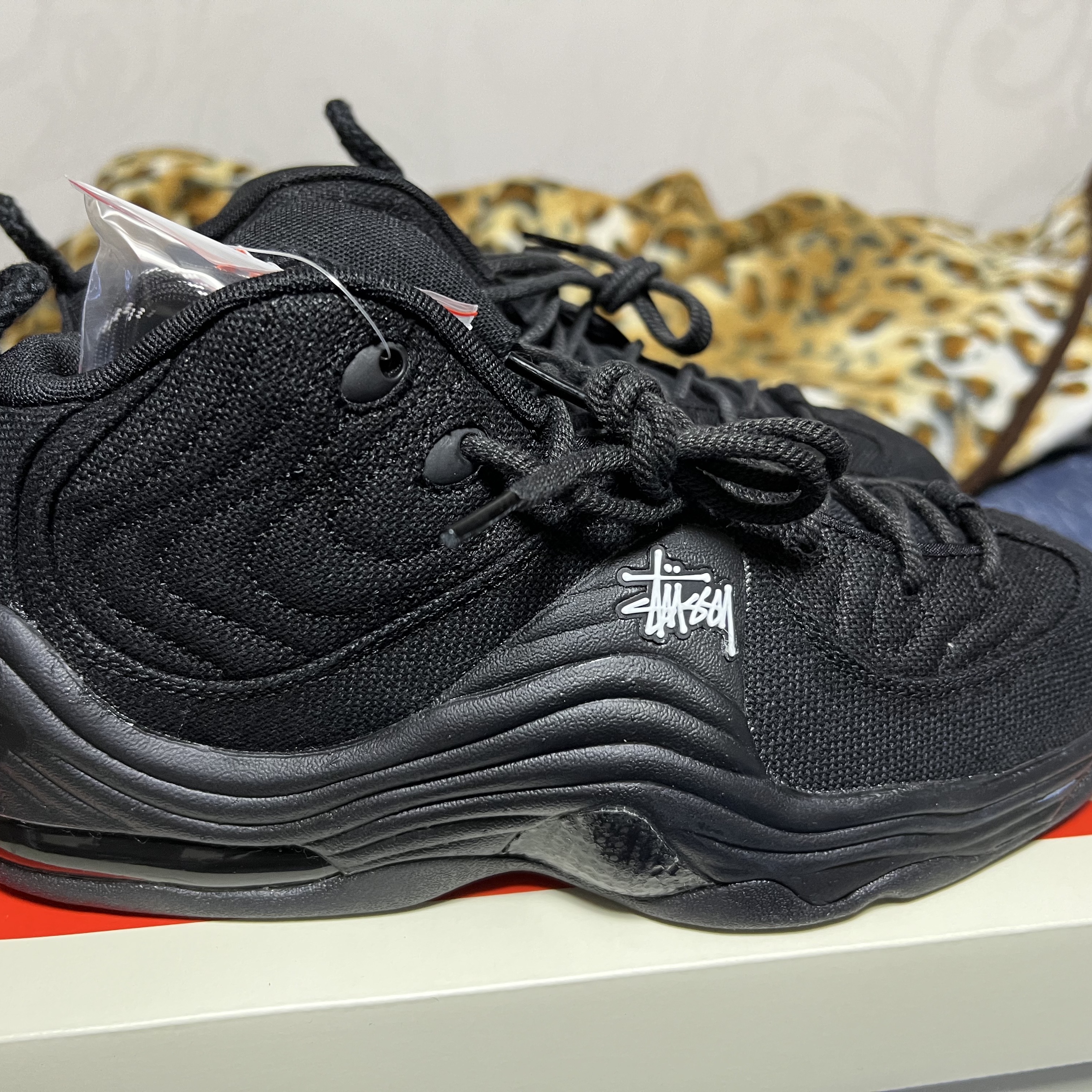 Nike x Stussy Air Penny II Black 착용 스타일 - 2