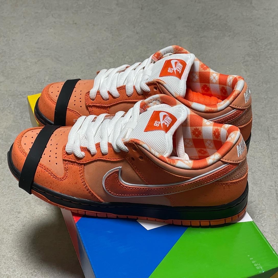 Nike x Concepts SB Dunk Low Orange Lobster (Regular Box) 착용 스타일 - 2