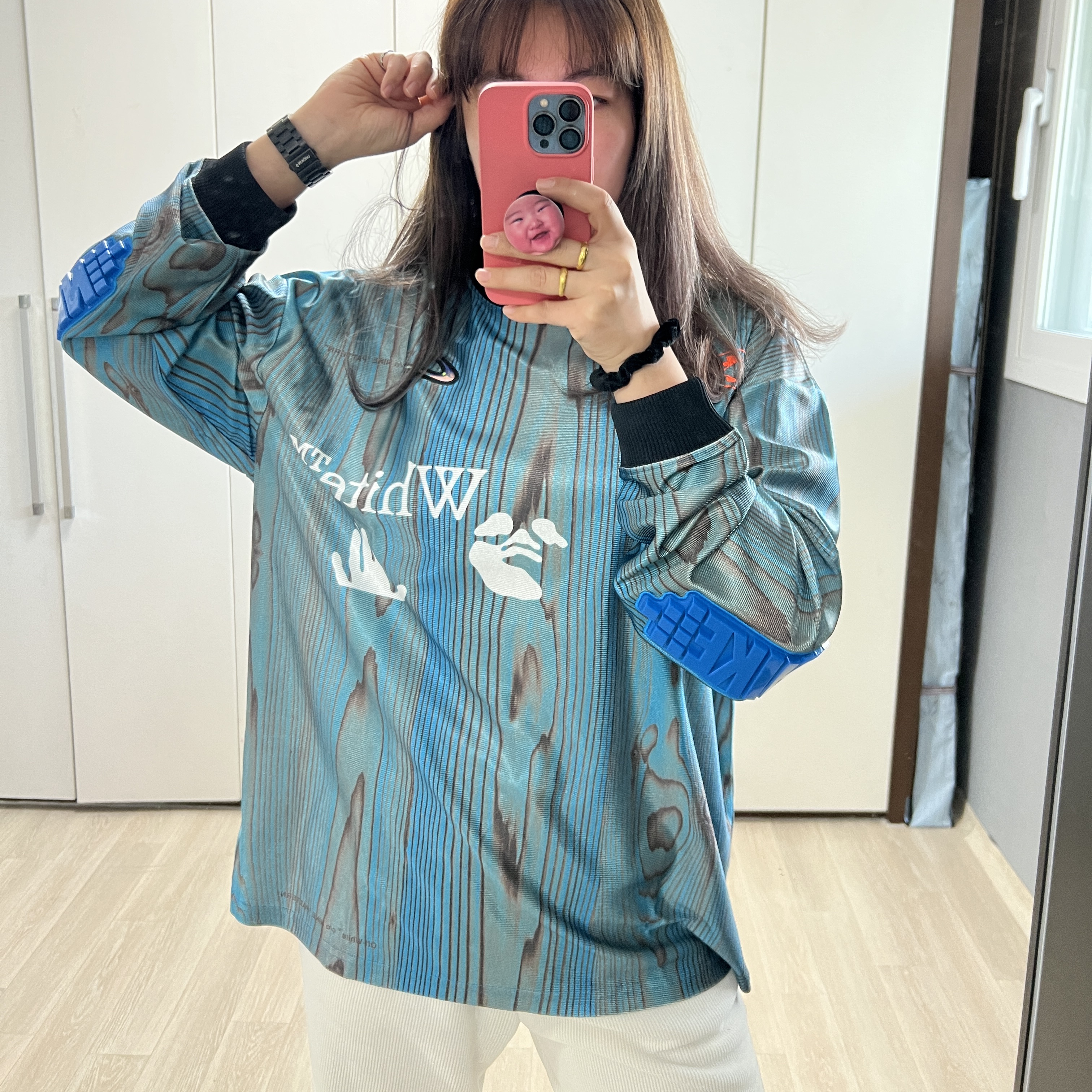 Nike x Off-White NRG Jersey Imperial Blue - Asia 착용 스타일 - 1