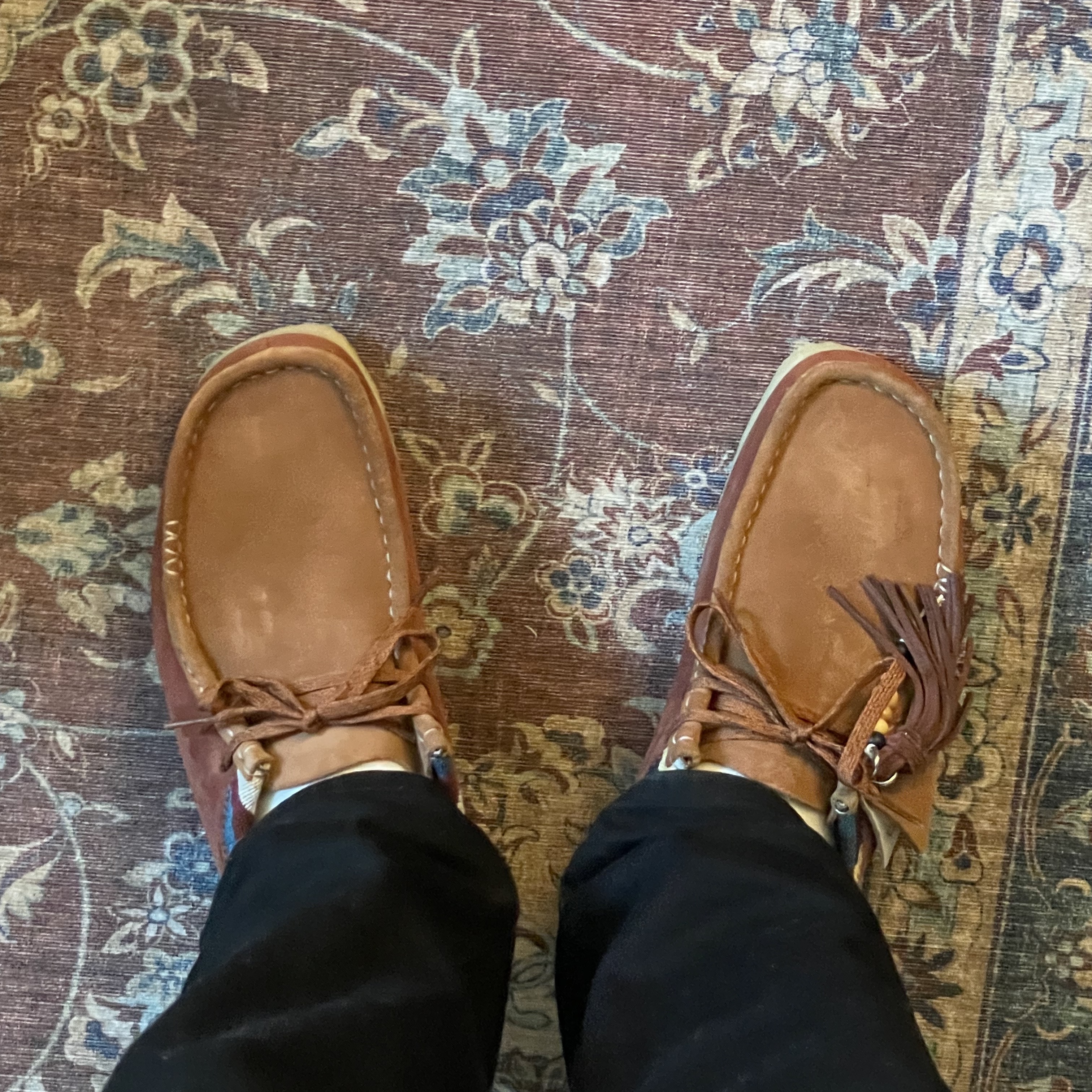 Clarks x END. Wallabee Artisan Craft Burnt 착용 스타일 - 2