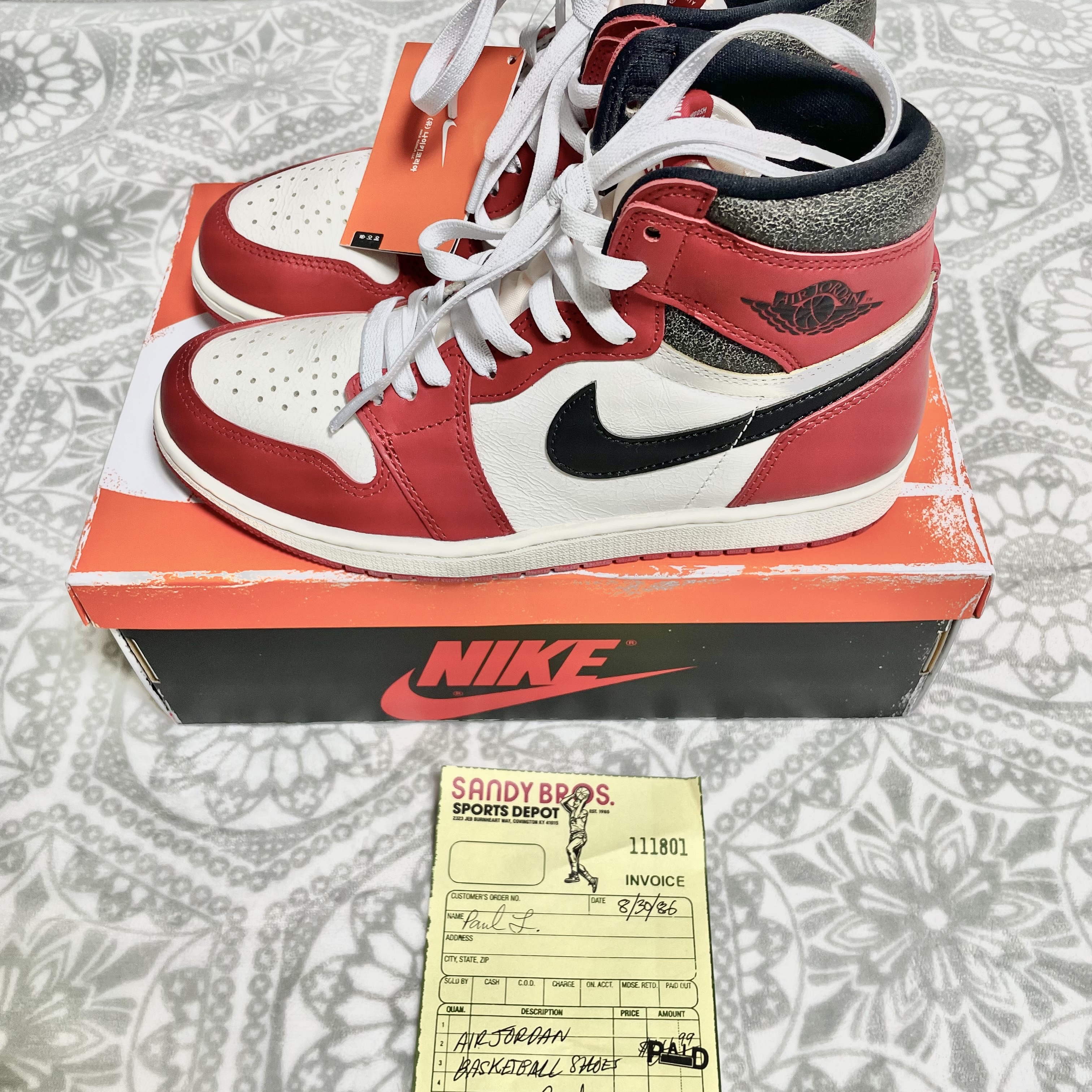 Jordan 1 Retro High OG Chicago 2022 착용 스타일 - 2