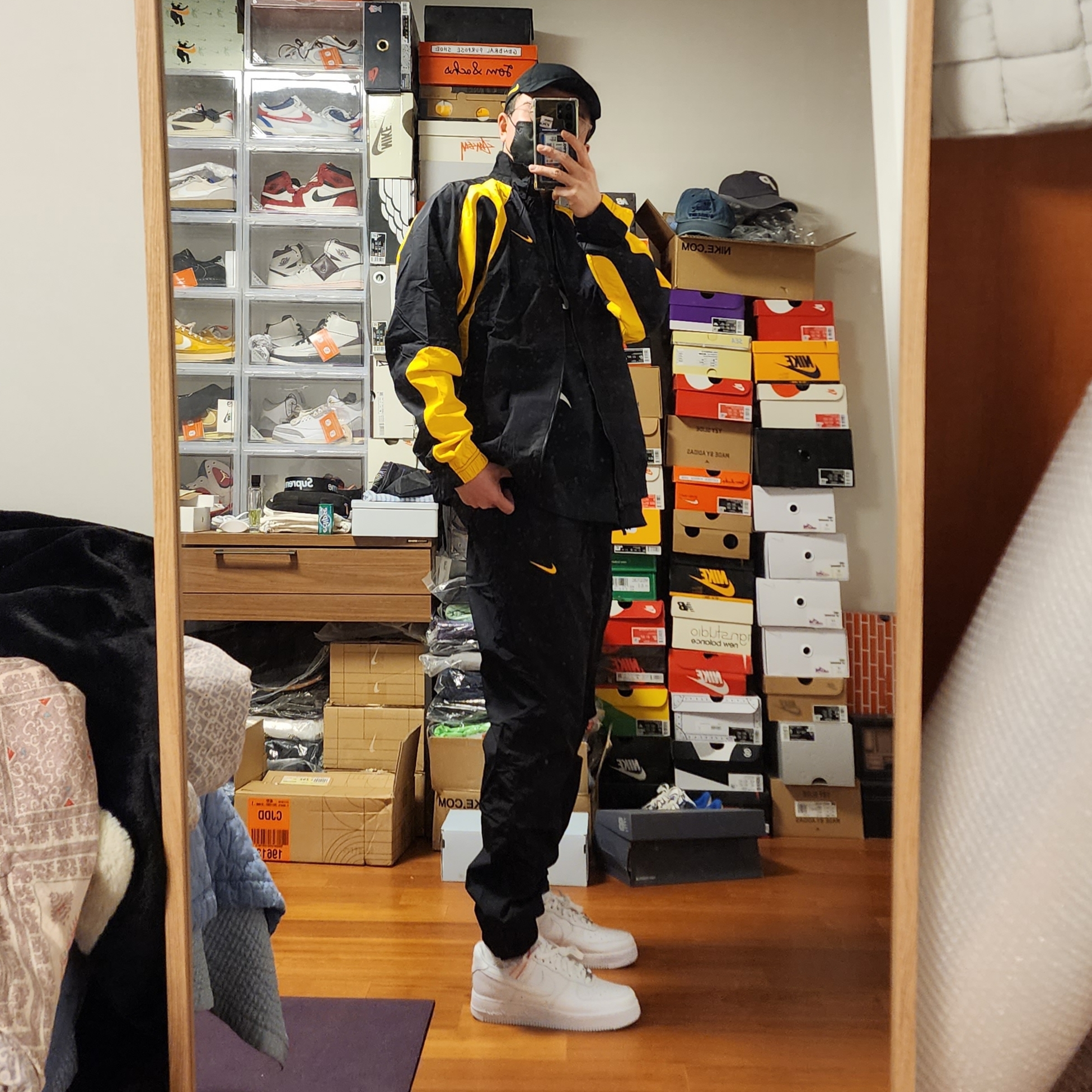 Nike x Drake Nocta Essential Track Jacket - US/EU, Nike x Drake Nocta Essential Track Pants Black - US/EU 착용 스타일 - 2