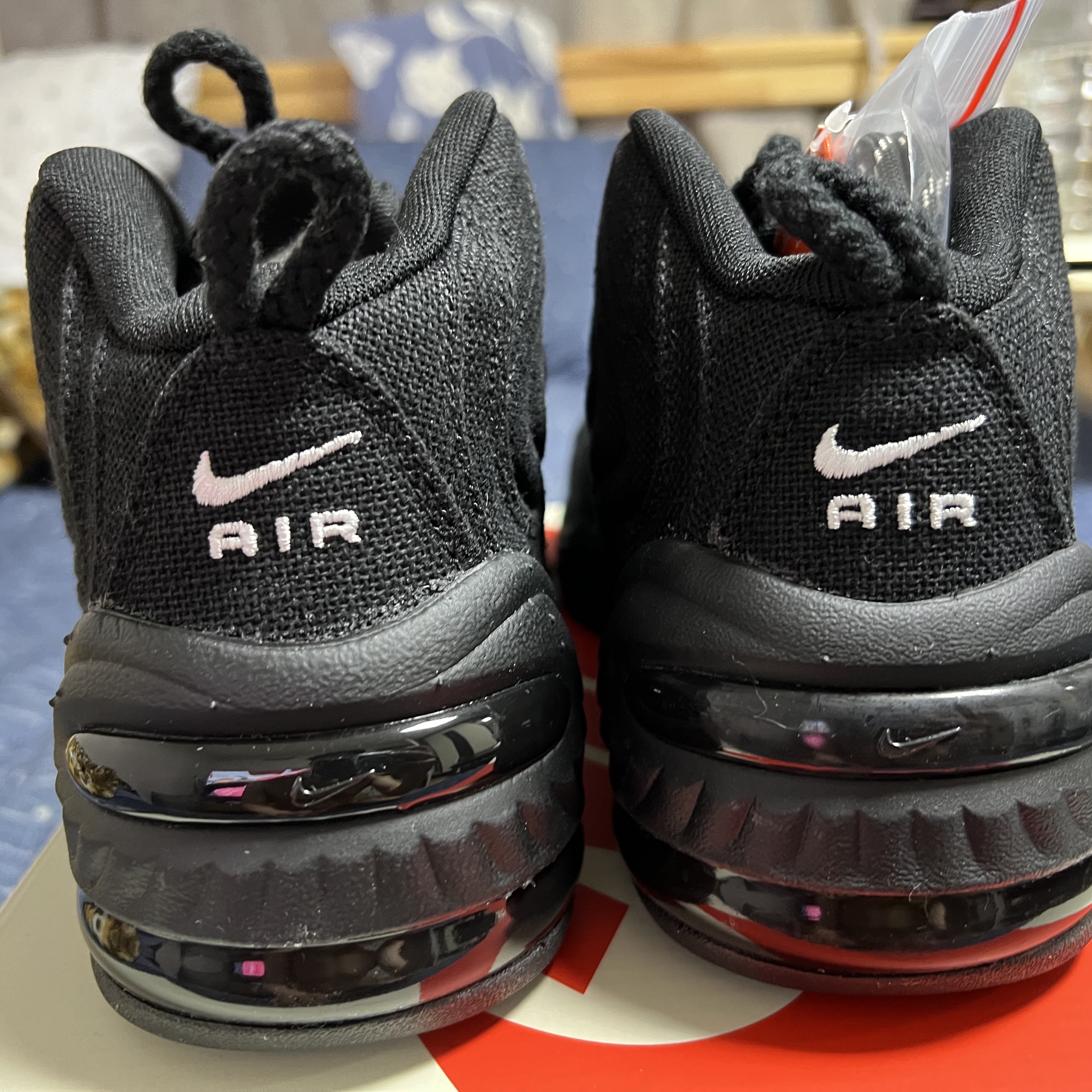 Nike x Stussy Air Penny II Black 착용 스타일 - 3