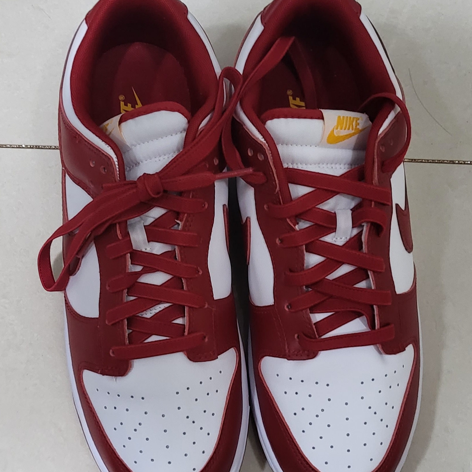 Nike Dunk Low Retro Gym Red 착용 스타일 - 4