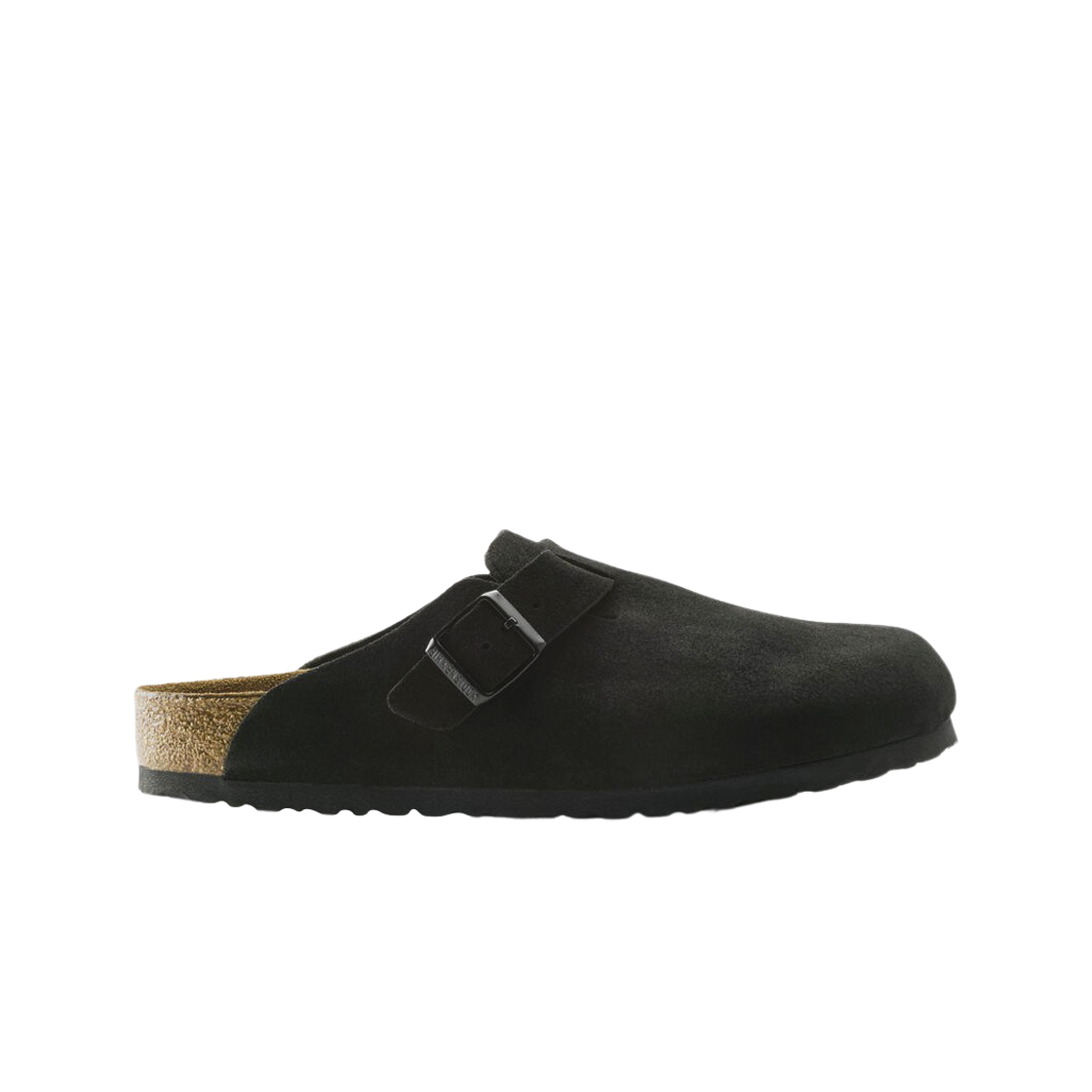 버켄스탁 보스턴 소프트 풋베드 스웨이드 레더 블랙 - 내로우(Birkenstock Boston Soft Footbed Suede Leather Black - Narrow)