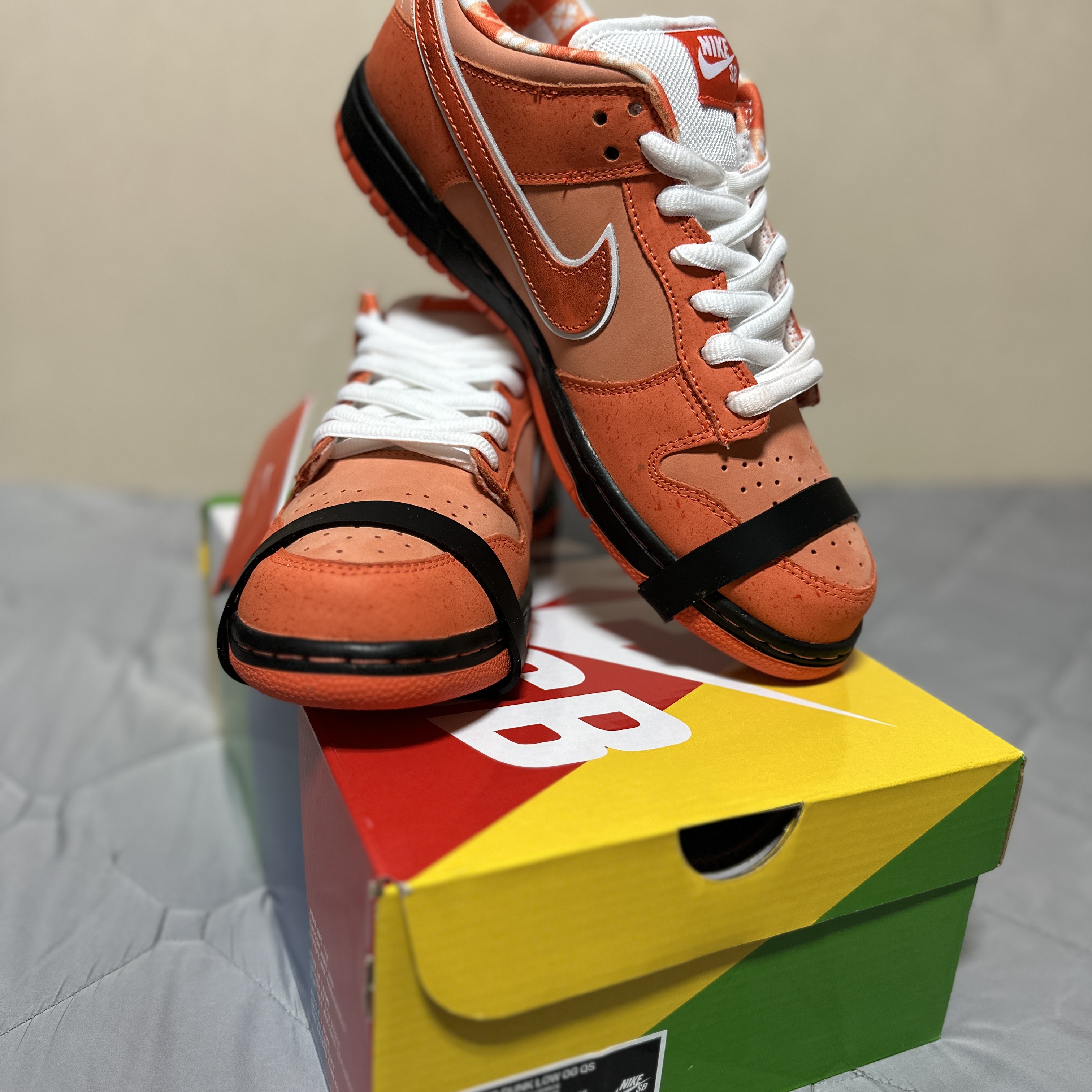Nike x Concepts SB Dunk Low Orange Lobster (Regular Box) 착용 스타일 - 2