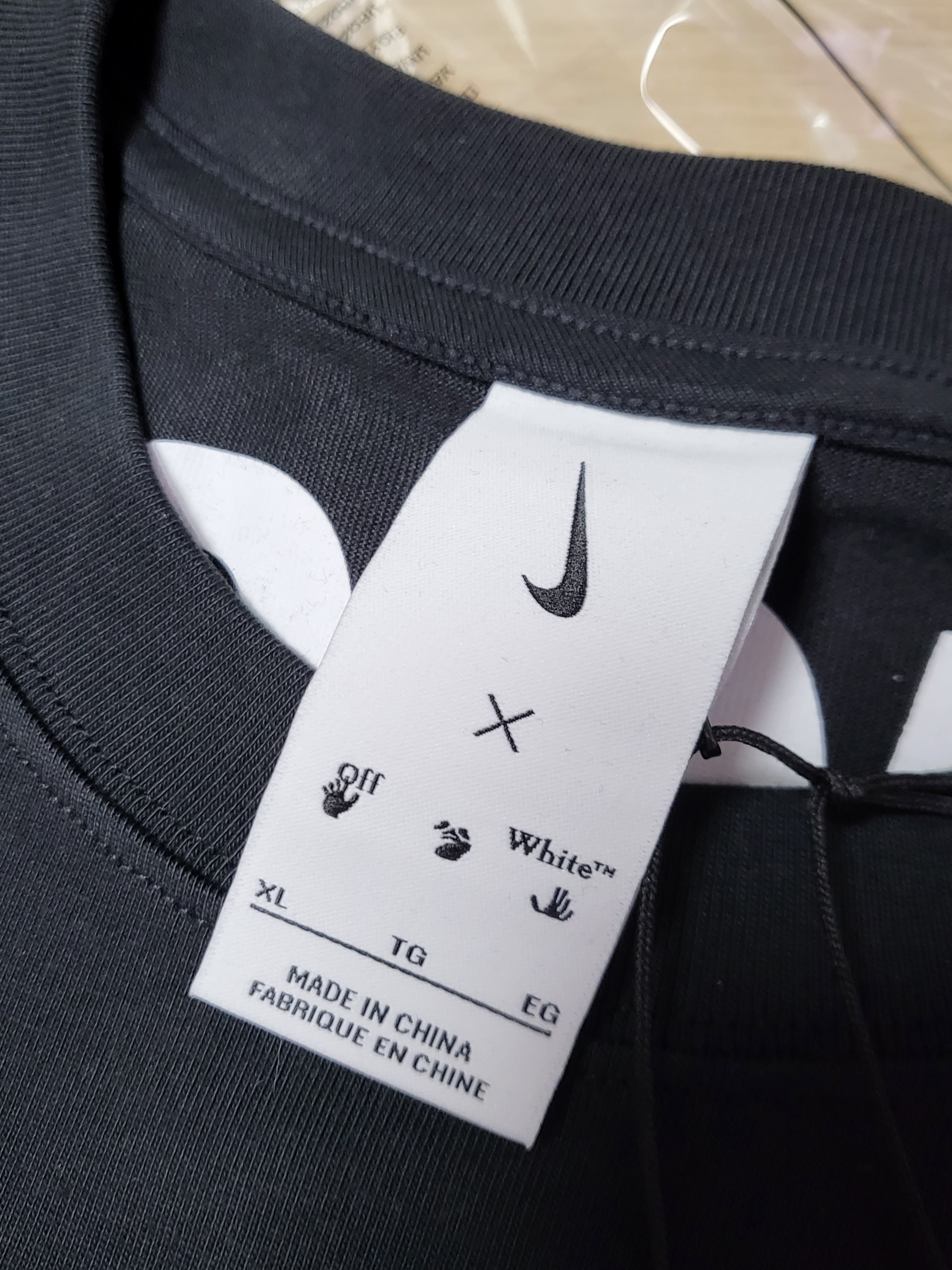 Nike x Off-White NRG T-Shirt Black - Asia 착용 스타일 - 4