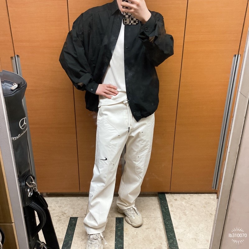 Nike x Off-White NRG Pants White, Adidas Yeezy 500 Blush 2022 착용 스타일 - 3