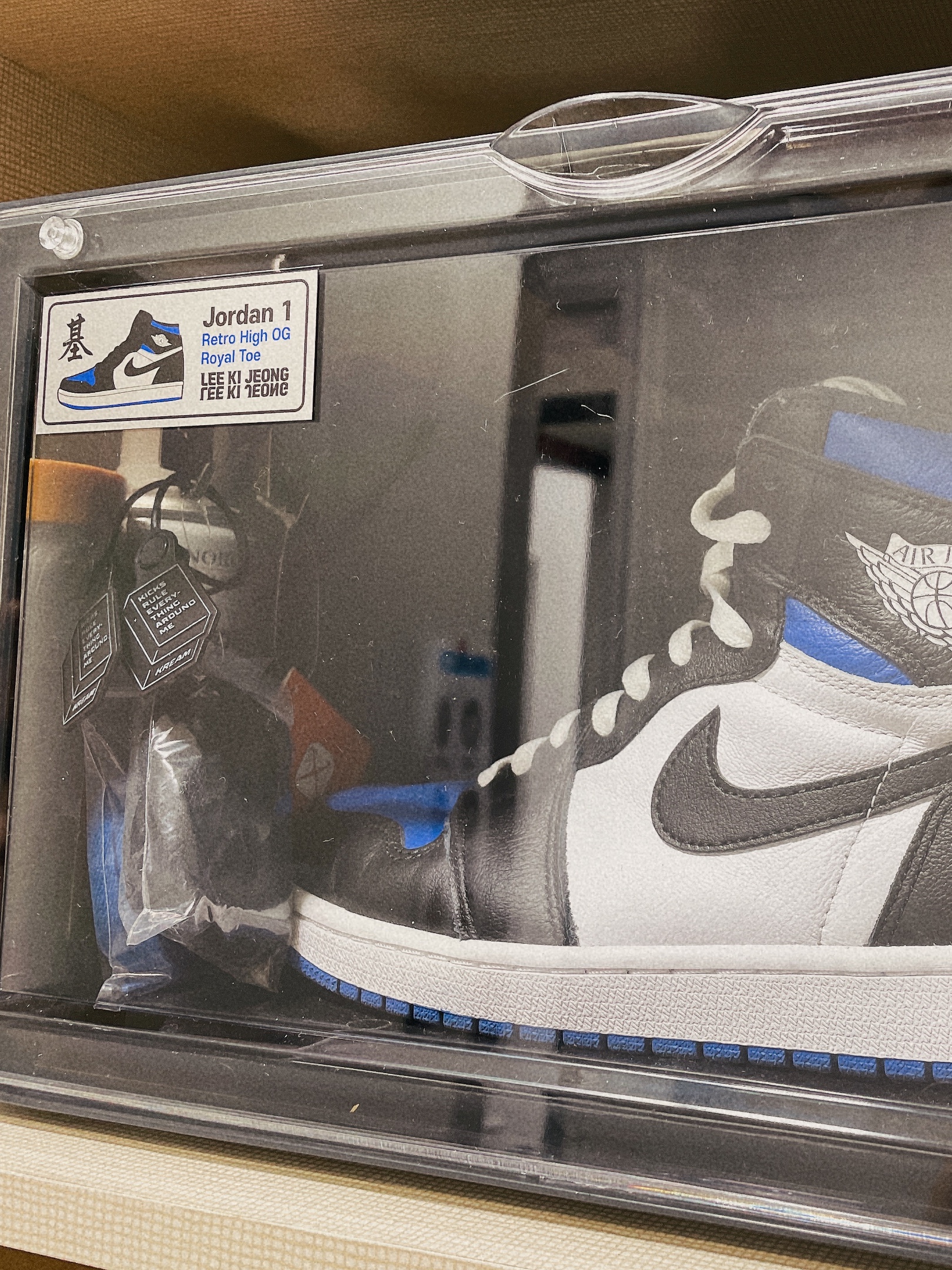 Jordan 1 Retro High OG Heritage, Jordan 1 Retro High OG Royal Toe 착용 스타일 - 3