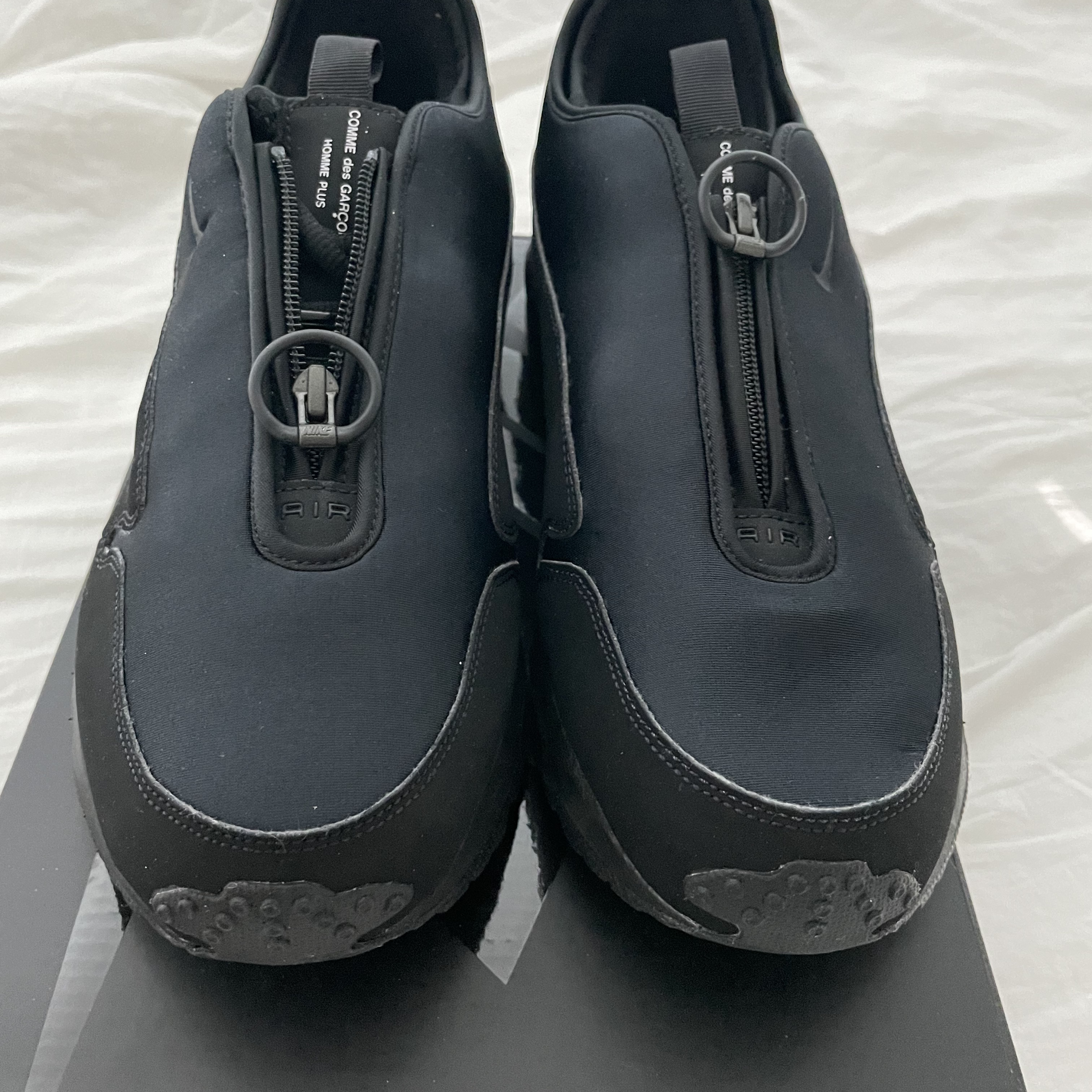 Nike x Comme des Garcons Homme Plus Air Max Sunder SP Black 착용 스타일 - 5