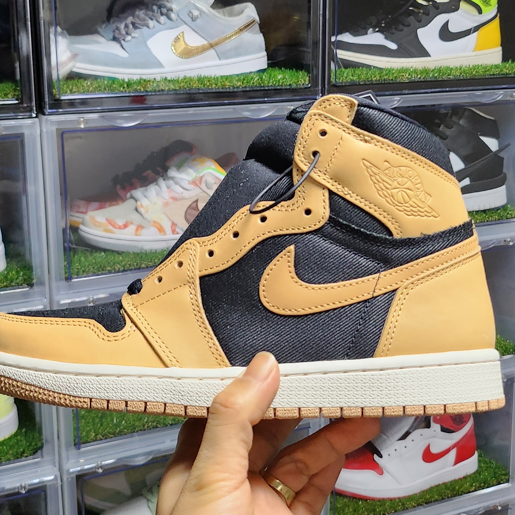 Nike x Concepts SB Dunk Low Orange Lobster (Regular Box), Nike x Peaceminusone Air Force 1 Low Para-Noise 2.0 착용 스타일 - 4