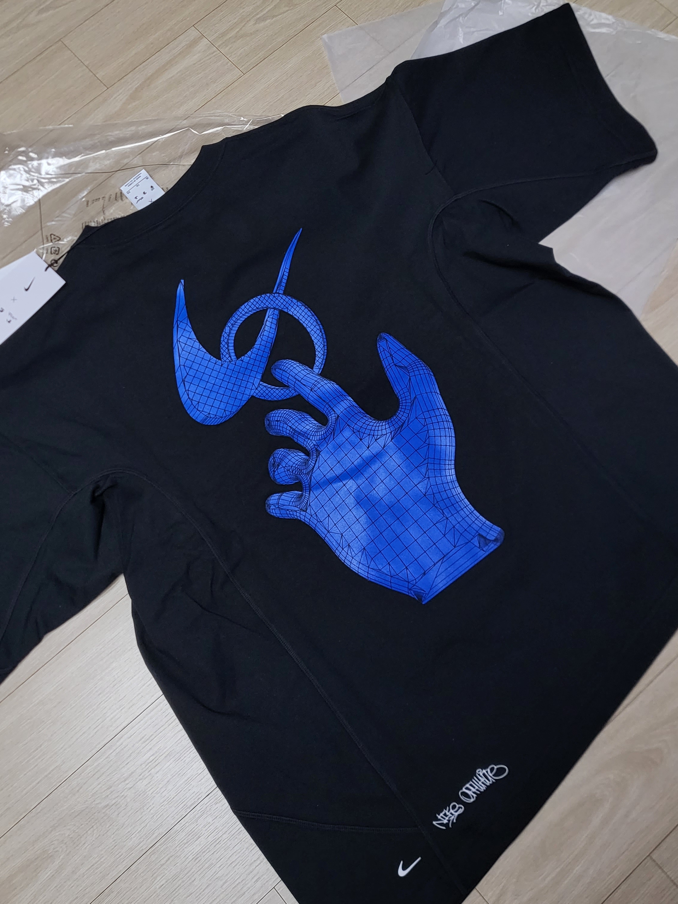 Nike x Off-White NRG T-Shirt Black - Asia 착용 스타일 - 5