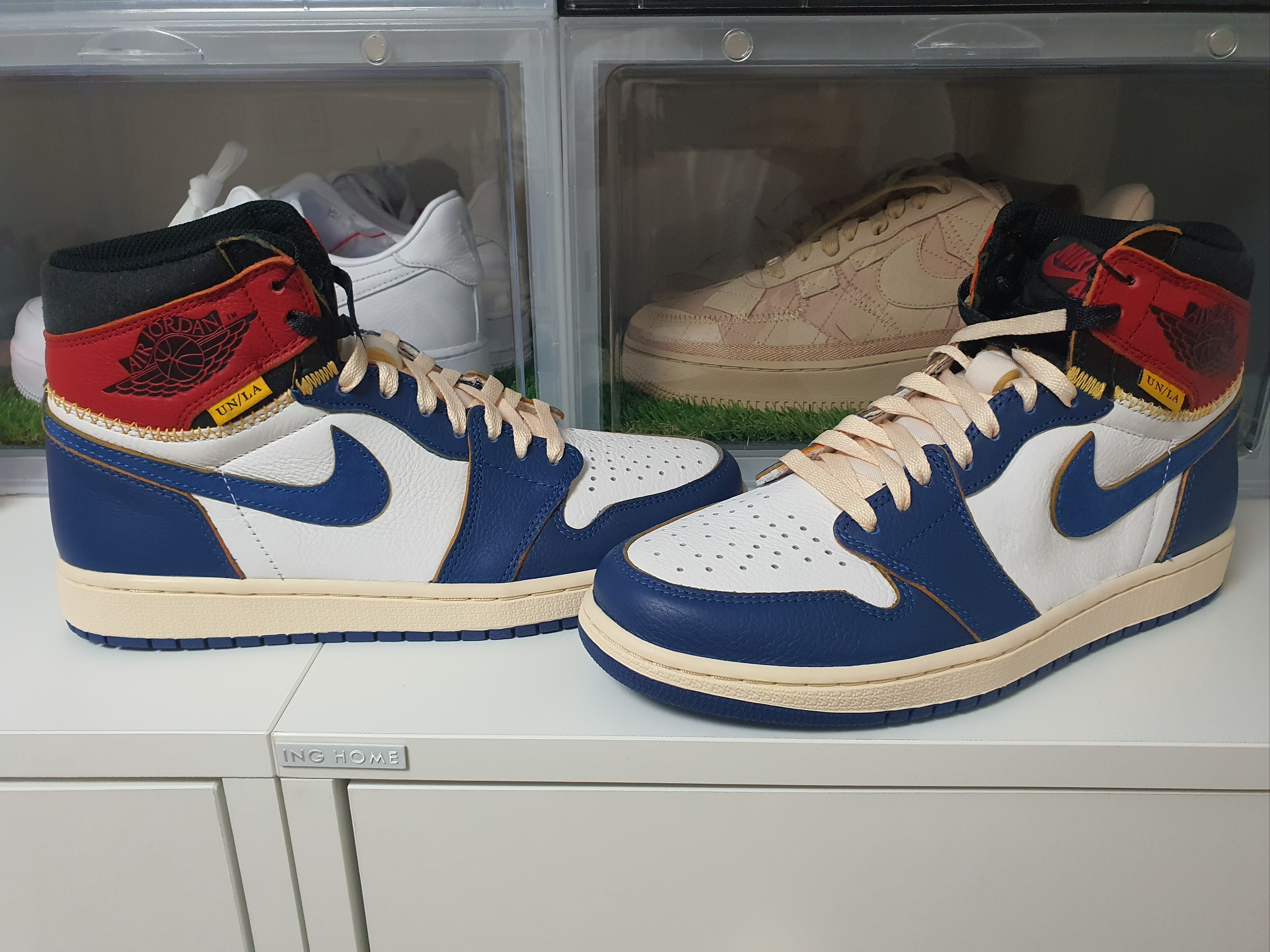 Jordan 1 x Union Retro High Blue Toe 착용 스타일