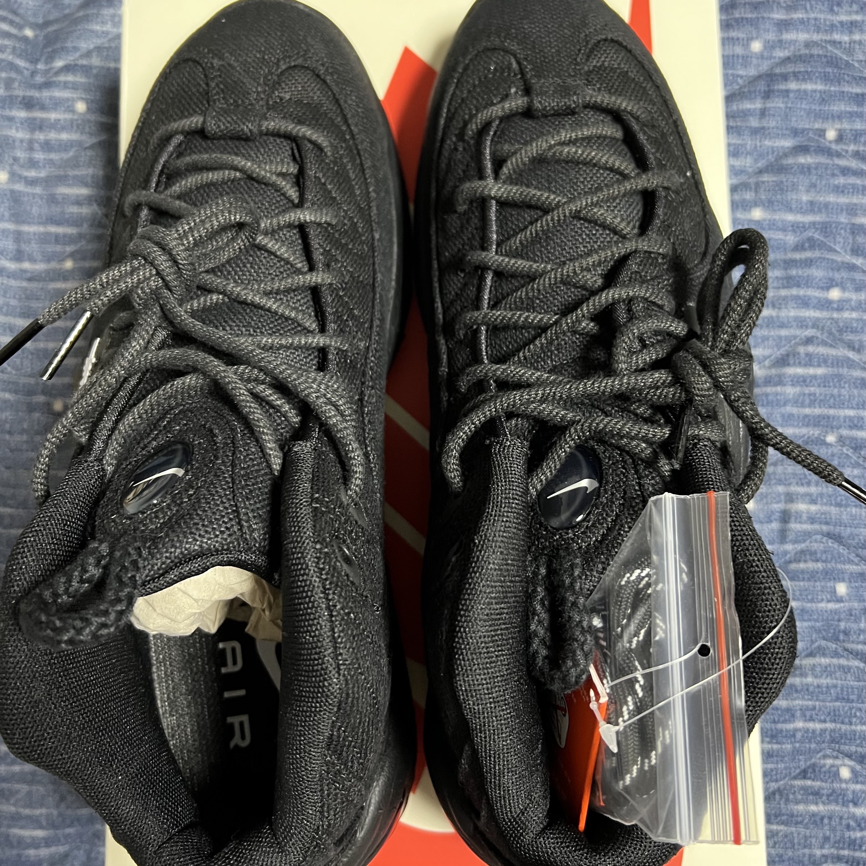 Nike x Stussy Air Penny II Black 착용 스타일 - 1