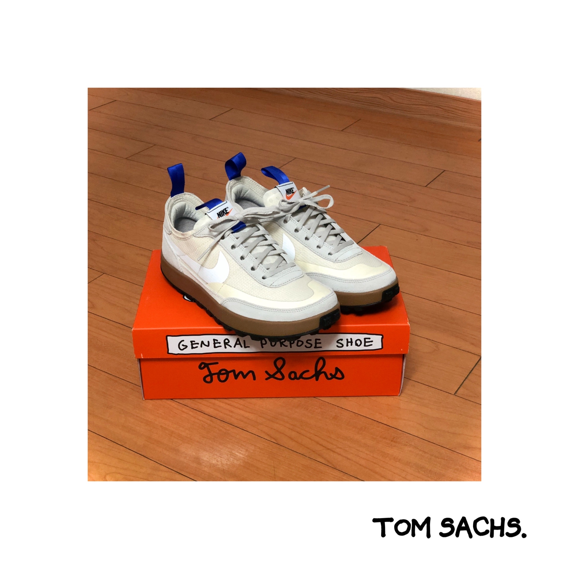 Nike x Tom Sachs General Purpose Shoe Light Cream 착용 스타일