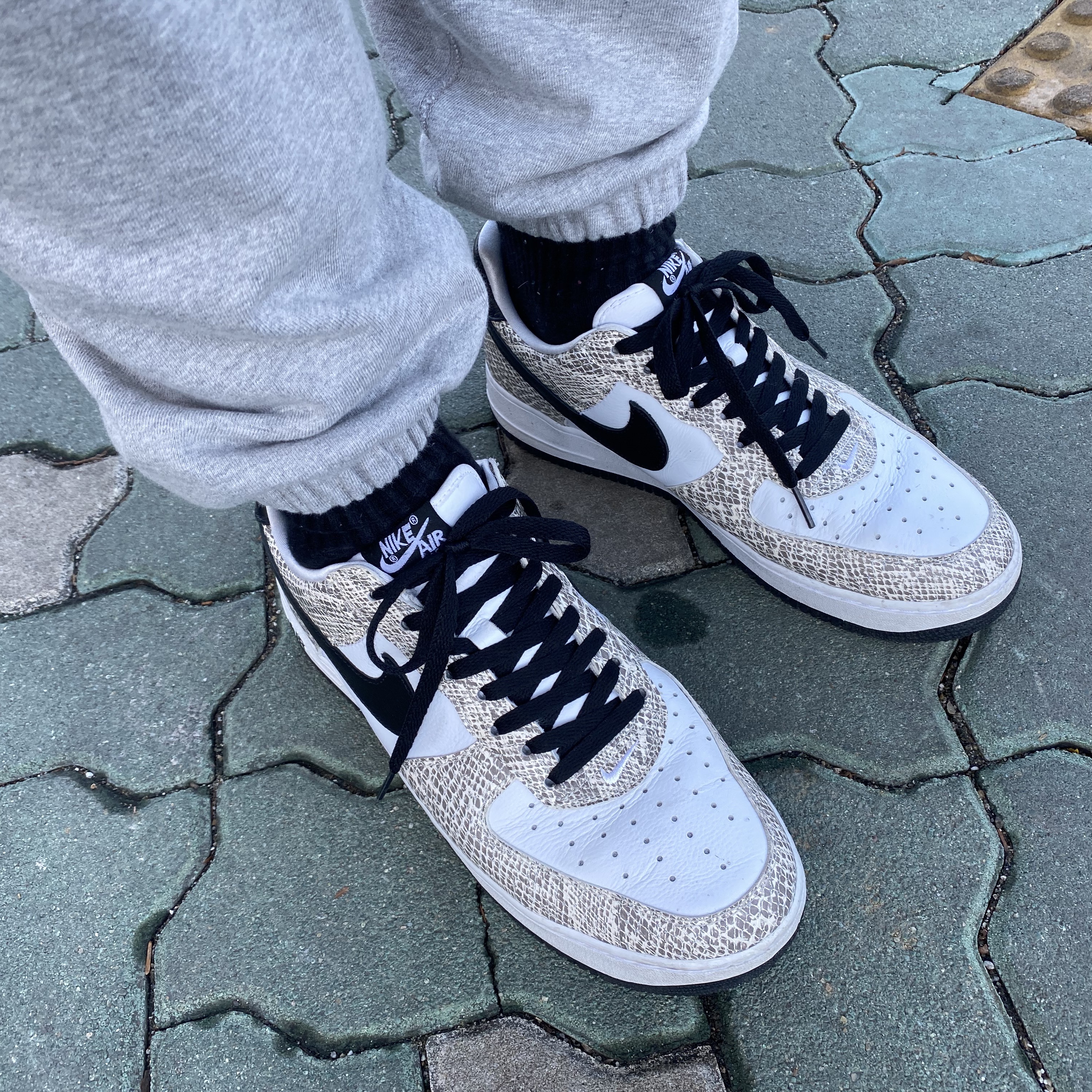 Nike Air Force 1 Low Retro Cocoa Snake 2018 착용 스타일