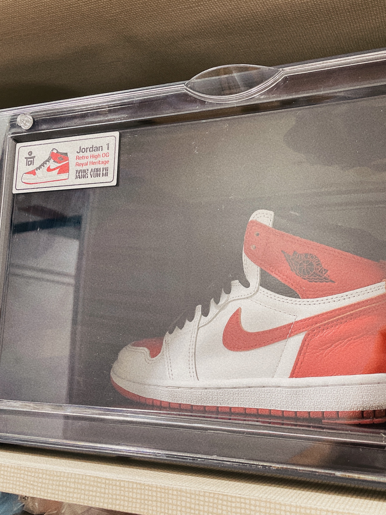 Jordan 1 Retro High OG Heritage, Jordan 1 Retro High OG Royal Toe 착용 스타일 - 2