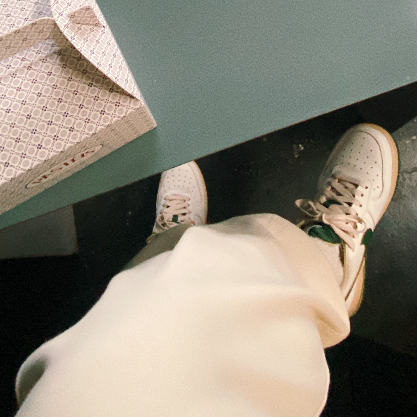 (W) Nike Air Force 1 Low Gorge Green 착용 스타일