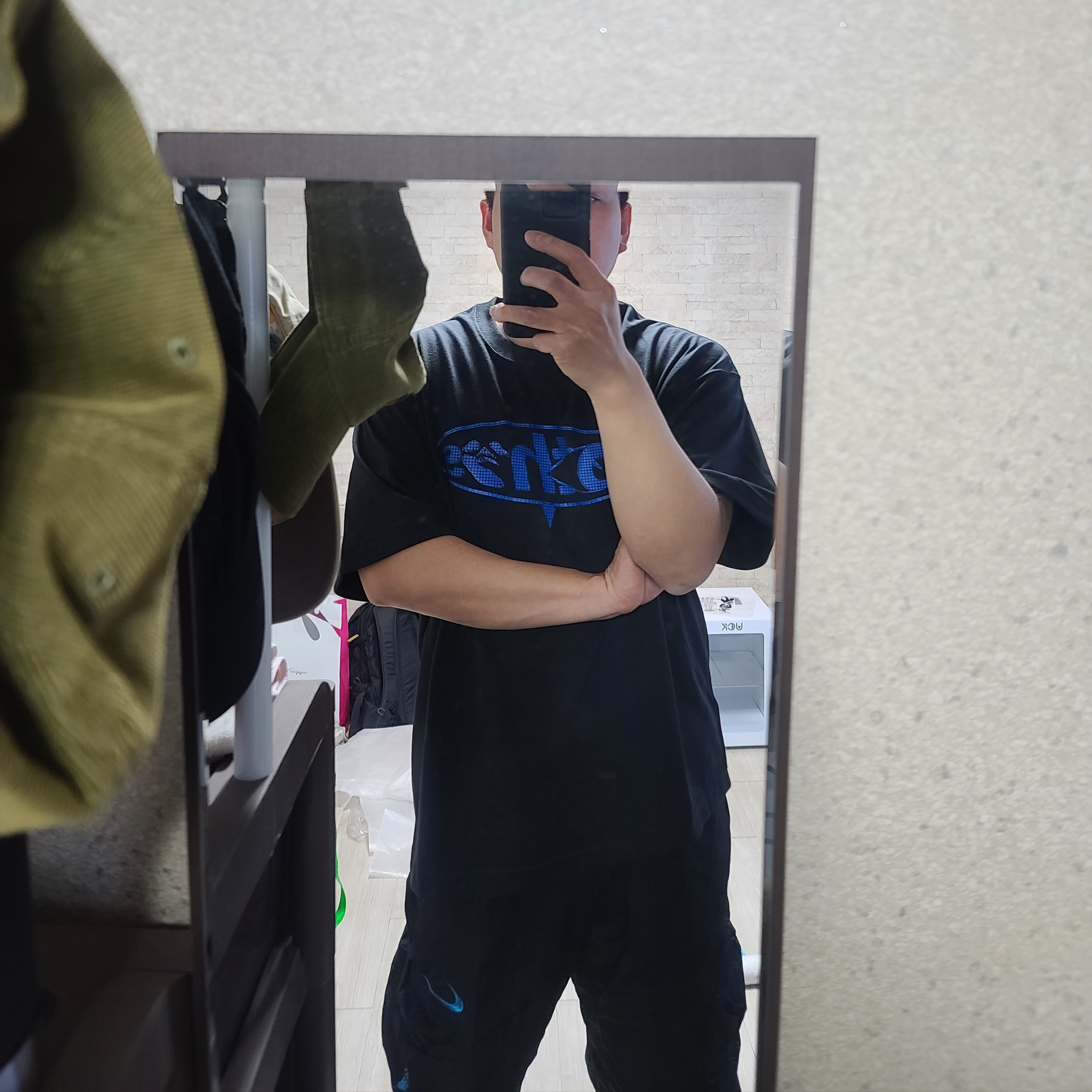 Nike x Off-White NRG T-Shirt Black - Asia 착용 스타일