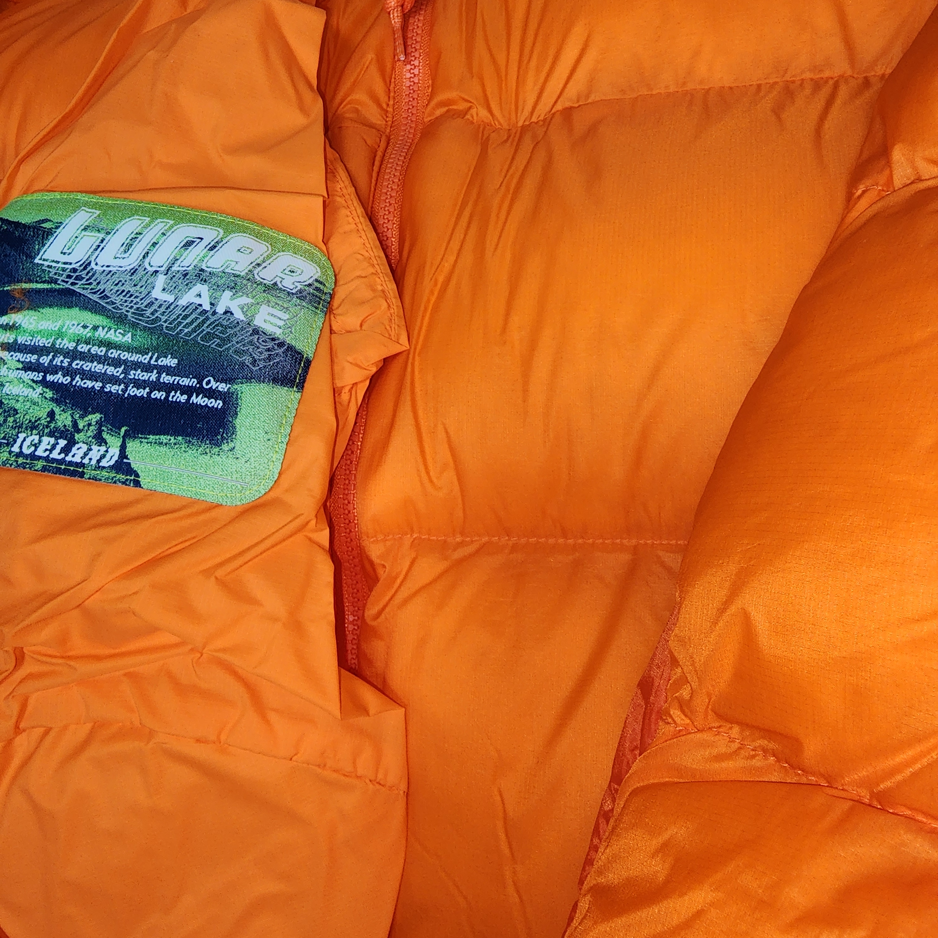 Nike ACG Therma-Fit ADV Lunar Lake Puffer Jacket Safety Orange - Asia 착용 스타일 - 2