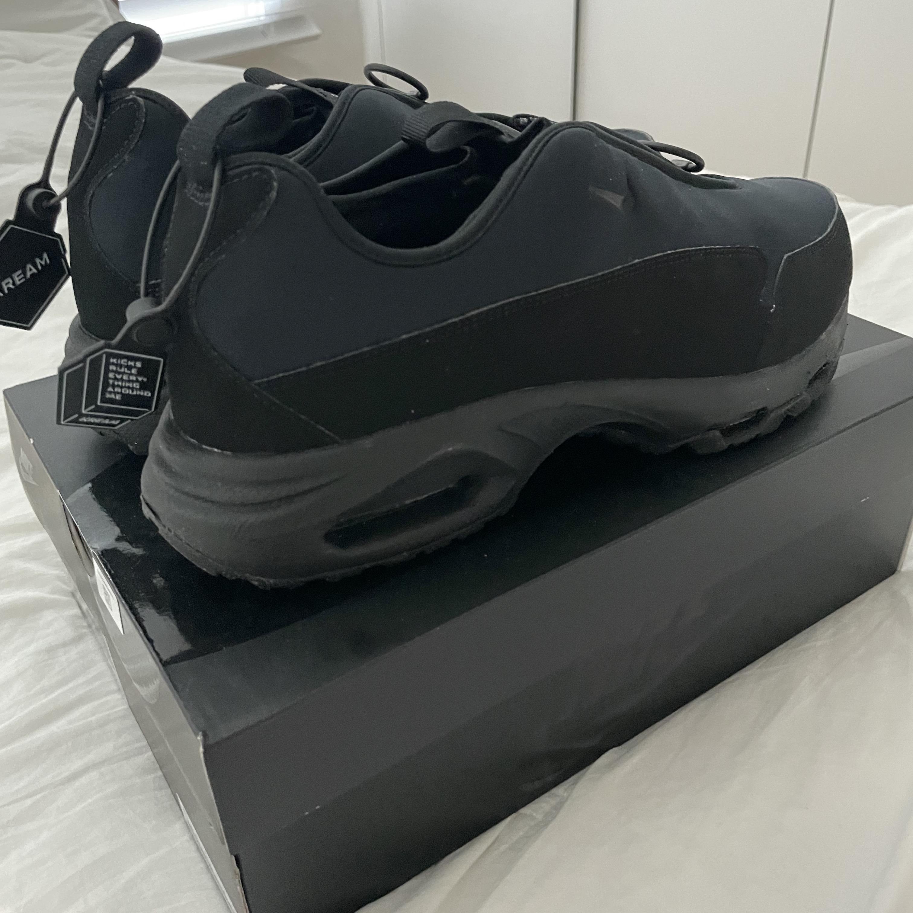 Nike x Comme des Garcons Homme Plus Air Max Sunder SP Black 착용 스타일 - 3
