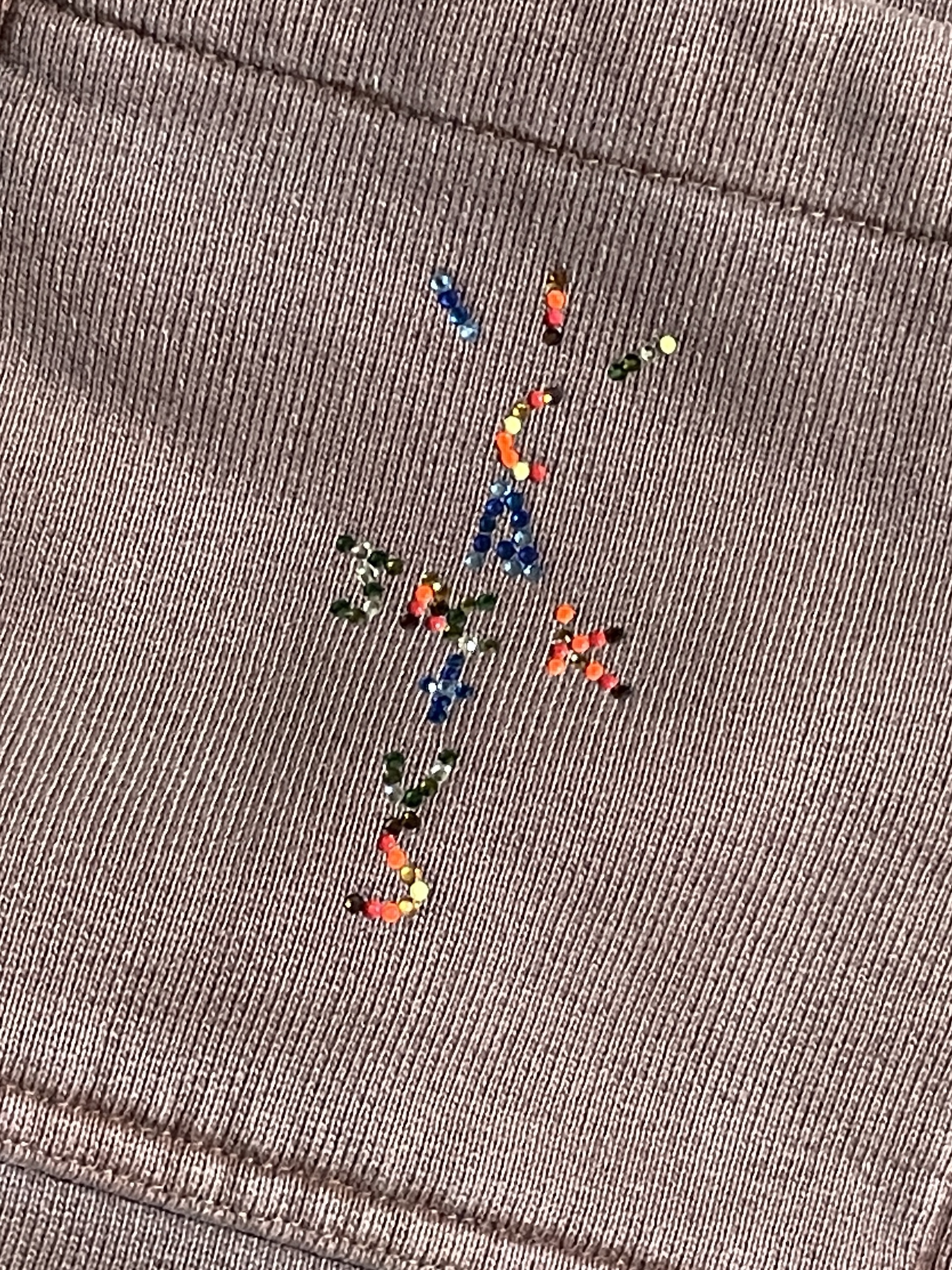 Jordan x Travis Scott Fleece Pants Antique Brown - US/EU 착용 스타일 - 2
