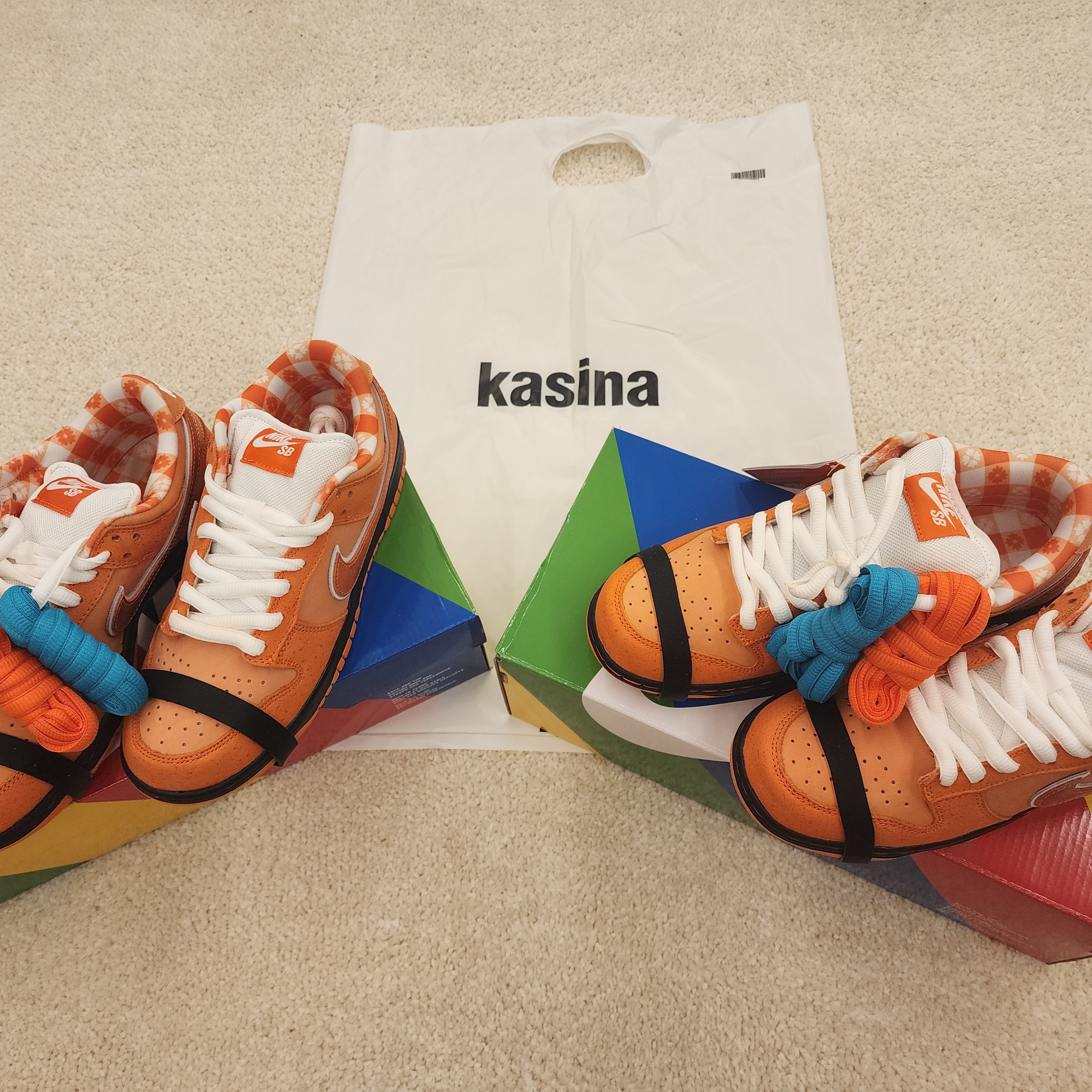 Nike x Concepts SB Dunk Low Orange Lobster (Regular Box) 착용 스타일