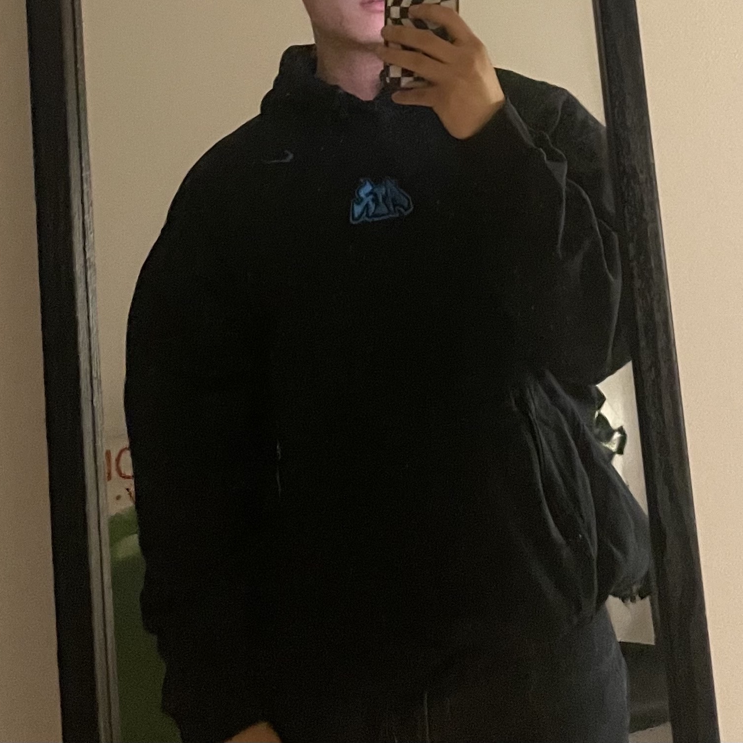 Nike x Off-White NRG Fleece Hoodie Black - Asia 착용 스타일