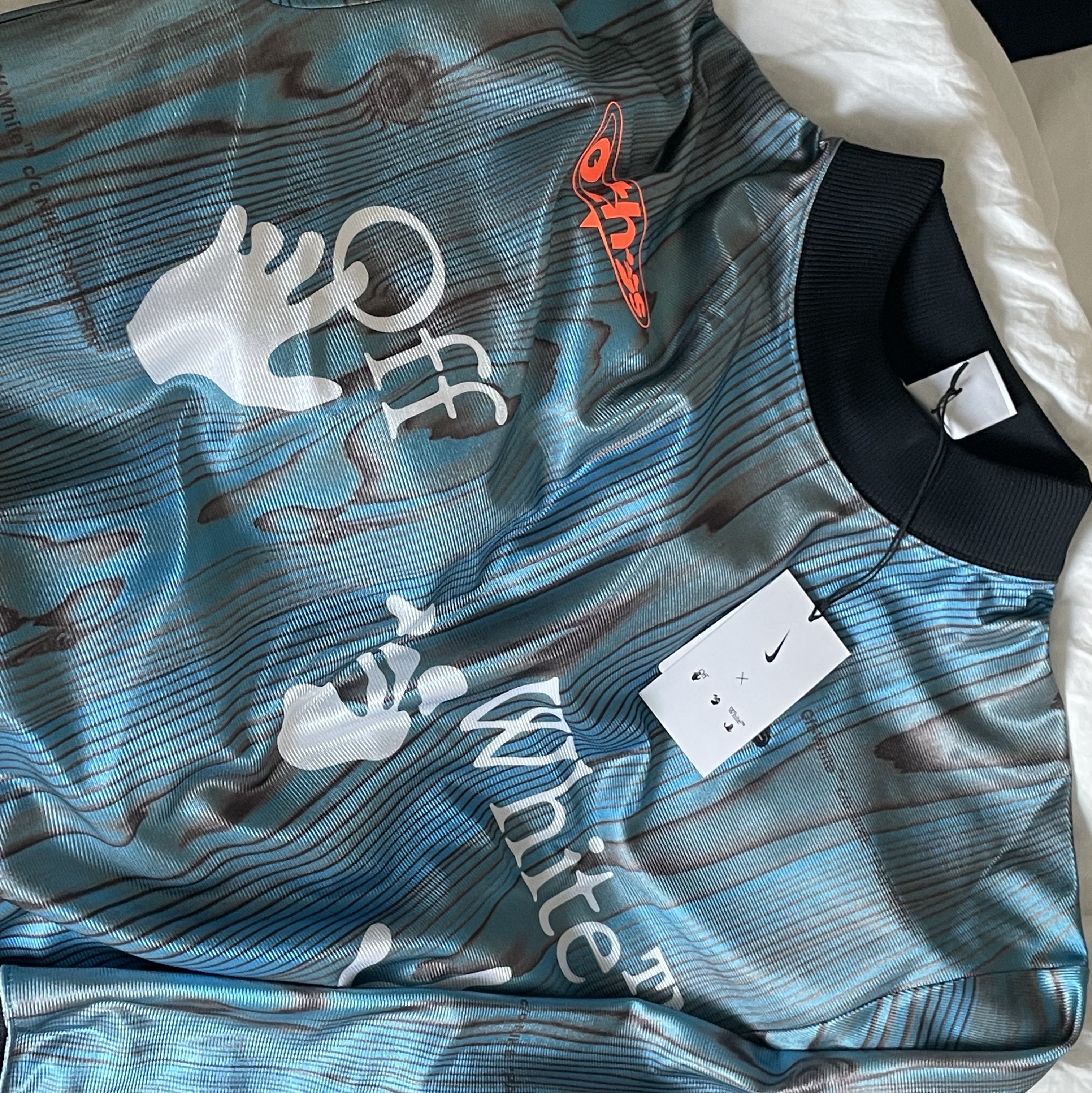 Nike x Off-White NRG Jersey Imperial Blue - Asia 착용 스타일
