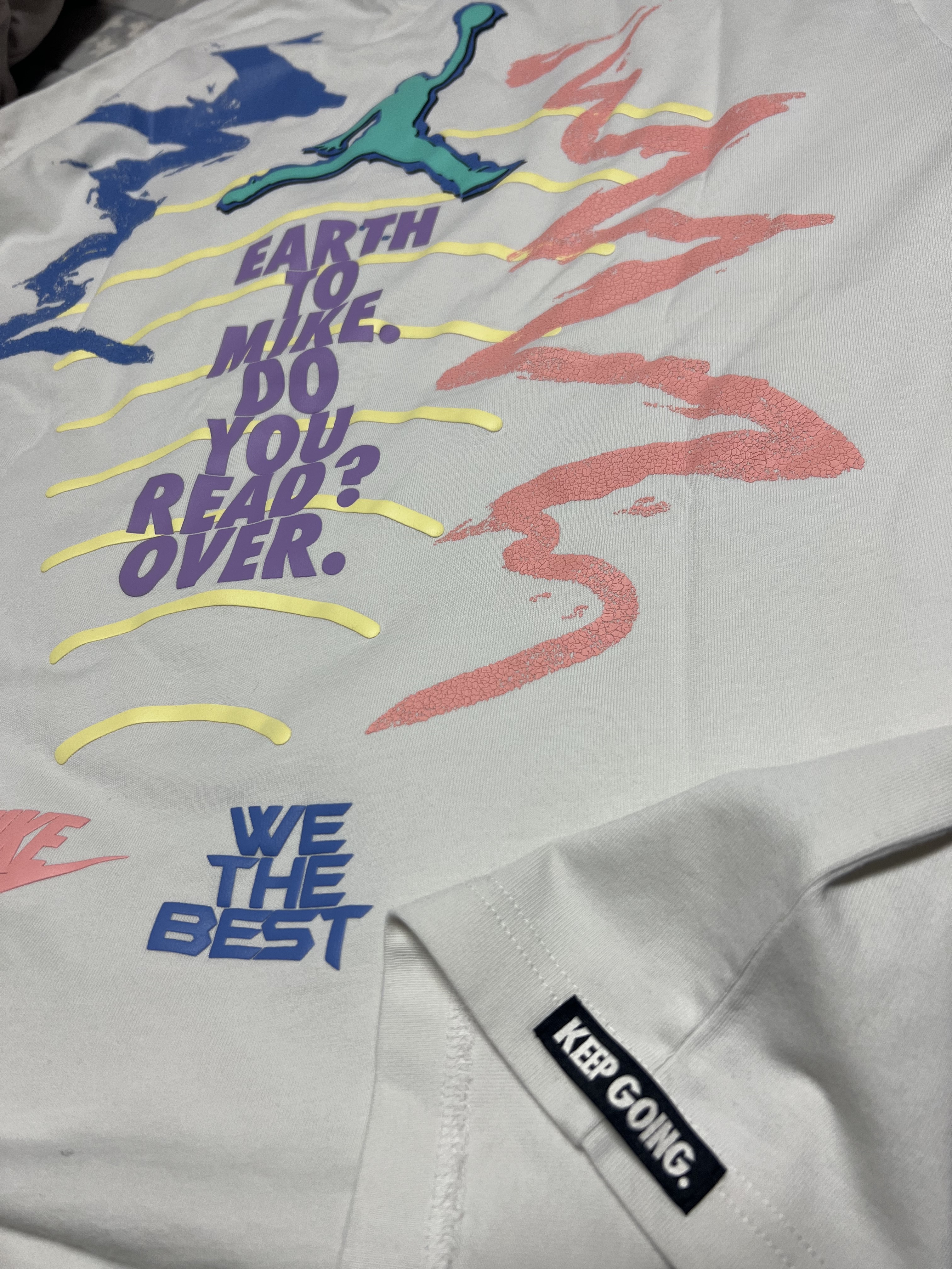 Jordan x DJ Khaled T-Shirt Phantom - Asia 착용 스타일