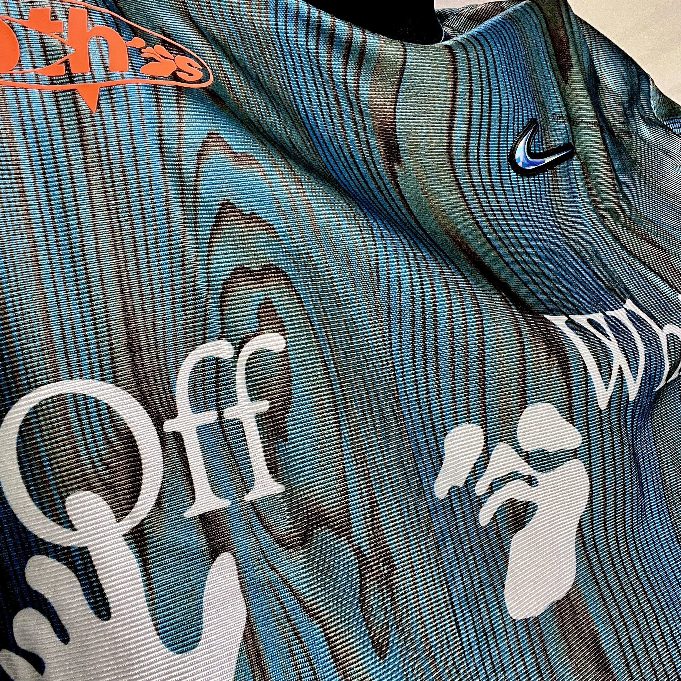 Nike x Off-White NRG Jersey Imperial Blue - Asia 착용 스타일